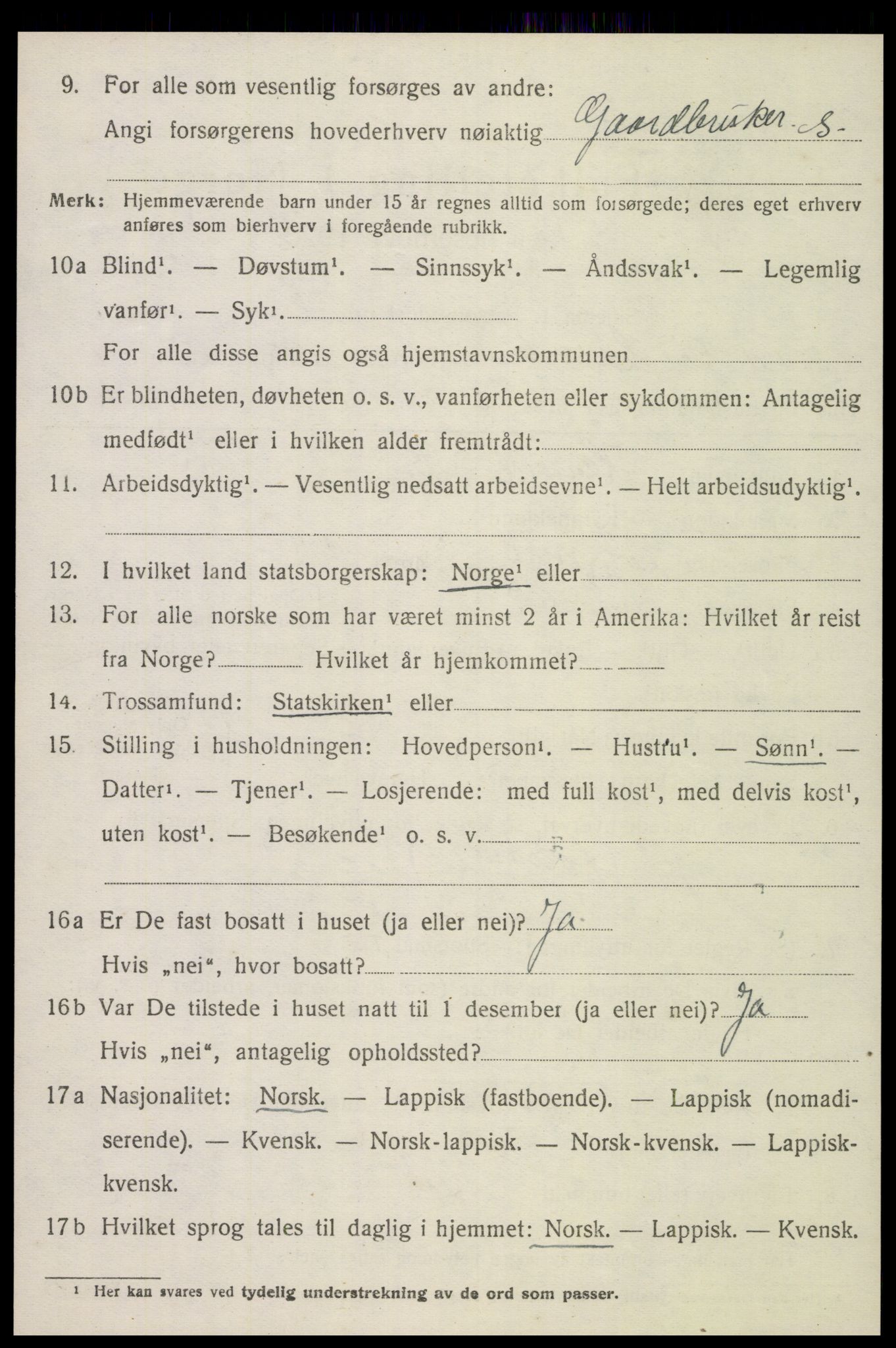 SAT, Folketelling 1920 for 1718 Leksvik herred, 1920, s. 4781