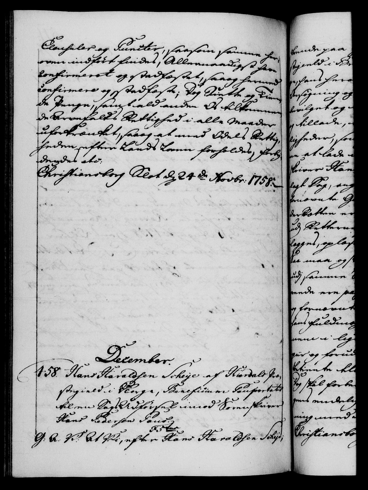 Danske Kanselli 1572-1799, RA/EA-3023/F/Fc/Fca/Fcaa/L0040: Norske registre, 1757-1759, s. 511b