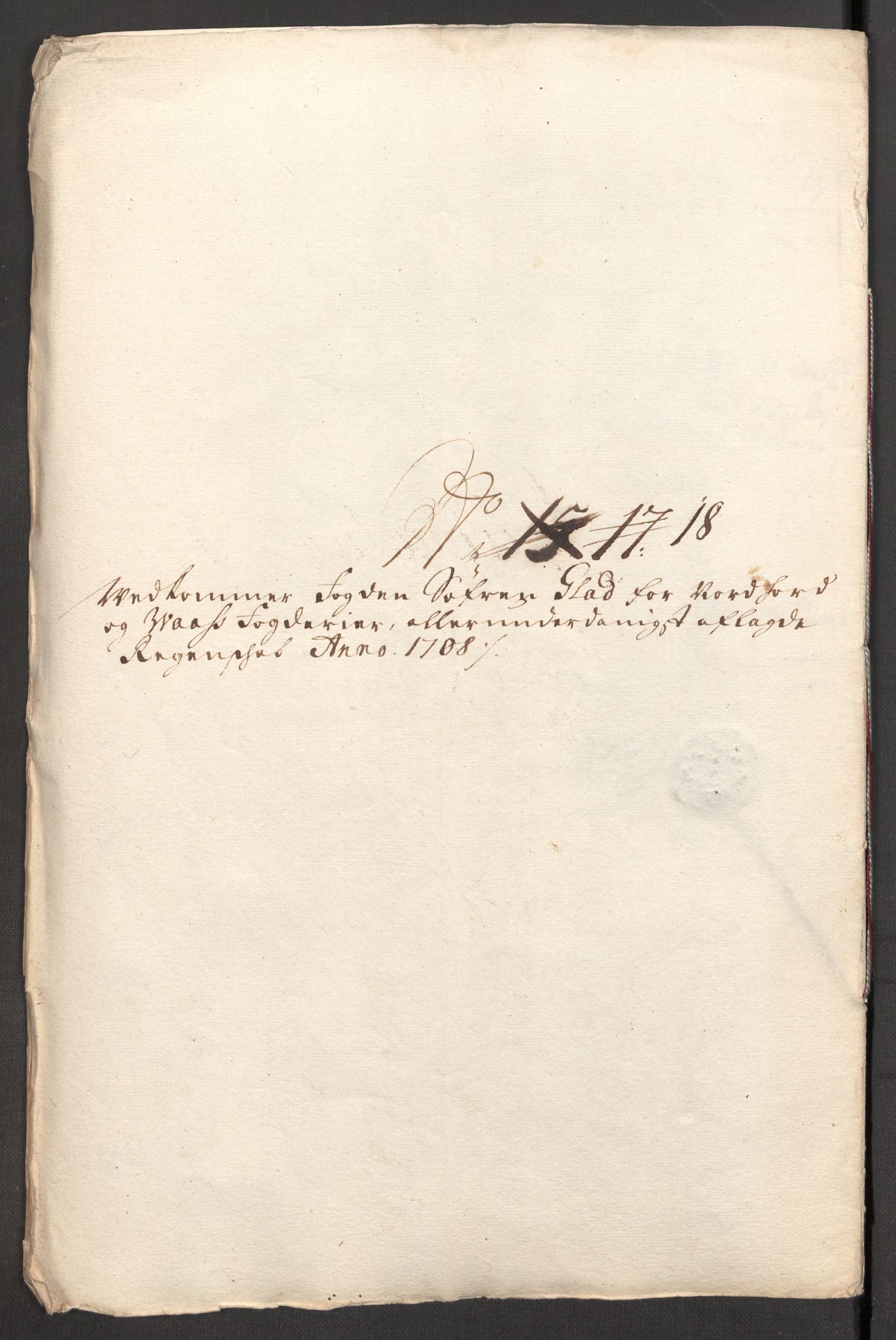 Rentekammeret inntil 1814, Reviderte regnskaper, Fogderegnskap, RA/EA-4092/R51/L3189: Fogderegnskap Nordhordland og Voss, 1708, s. 352