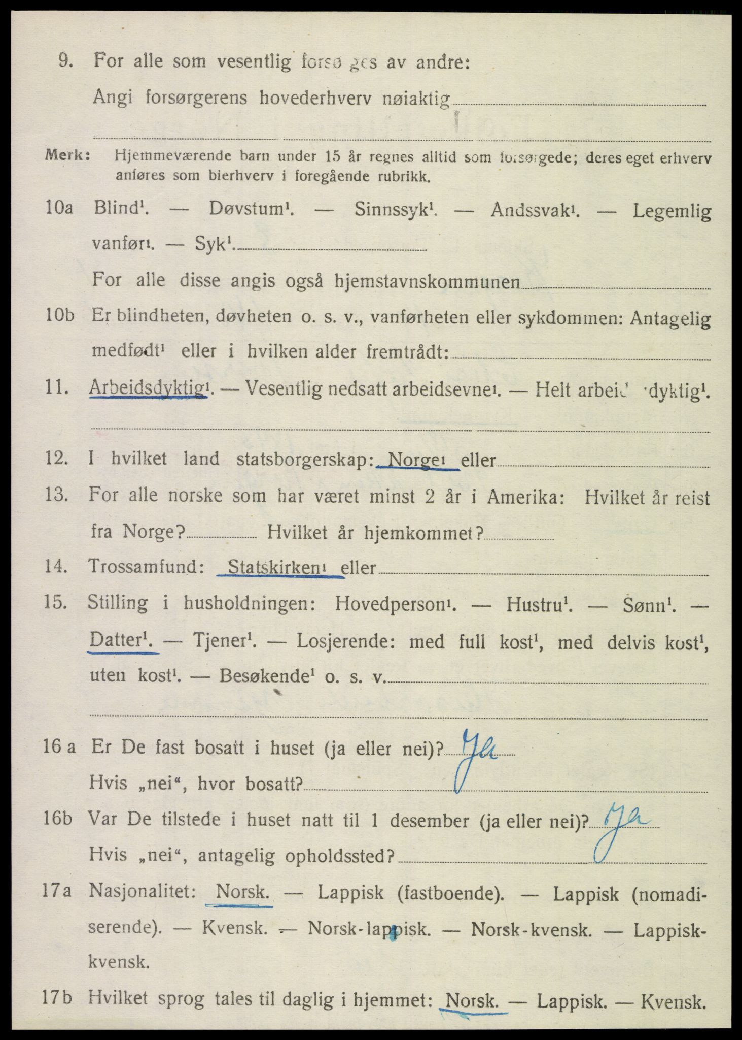SAT, Folketelling 1920 for 1830 Korgen herred, 1920, s. 915