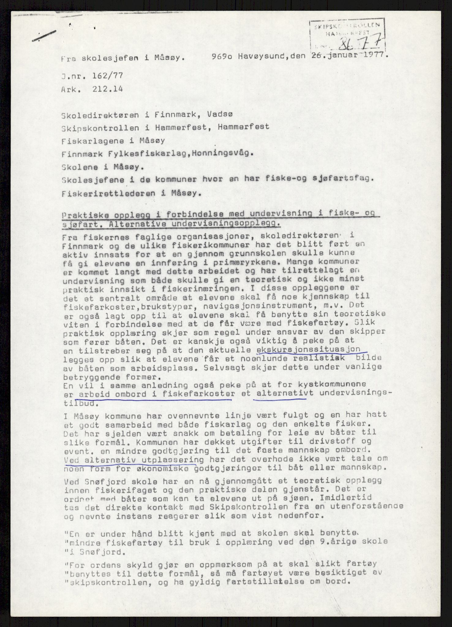 Sjøfartsdirektoratet med forløpere, generelt arkiv, AV/RA-S-1407/D/Du/Duc/L0641/0004: Skipskontrollen - Forskrifter    / Utleiebåter (2 mapper), 1977-1989, s. 133