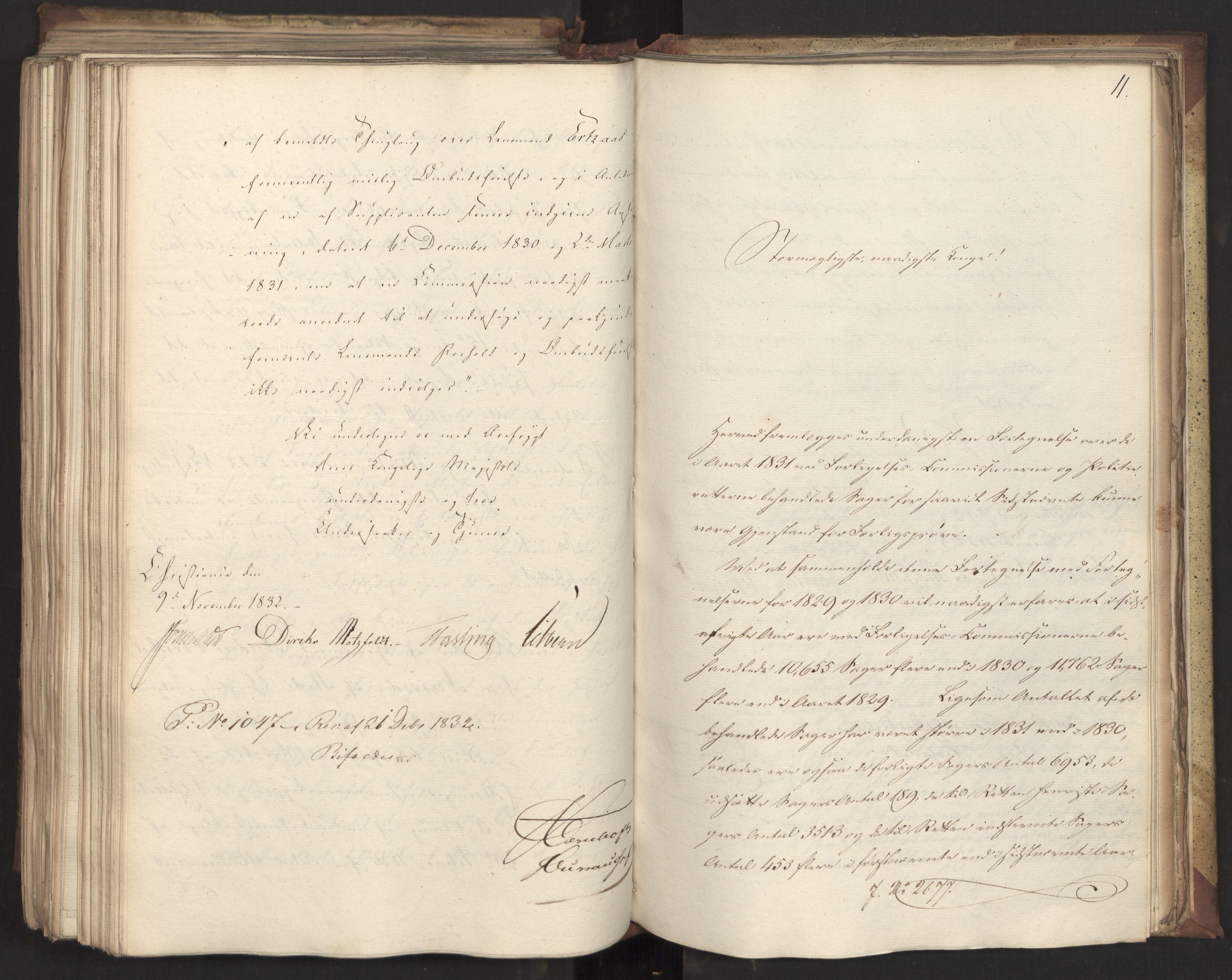 Statsrådsavdelingen i Stockholm, AV/RA-S-1003/D/Da/L0080: Regjeringsinnstillinger nr. 2550-2699, 1832, s. 406