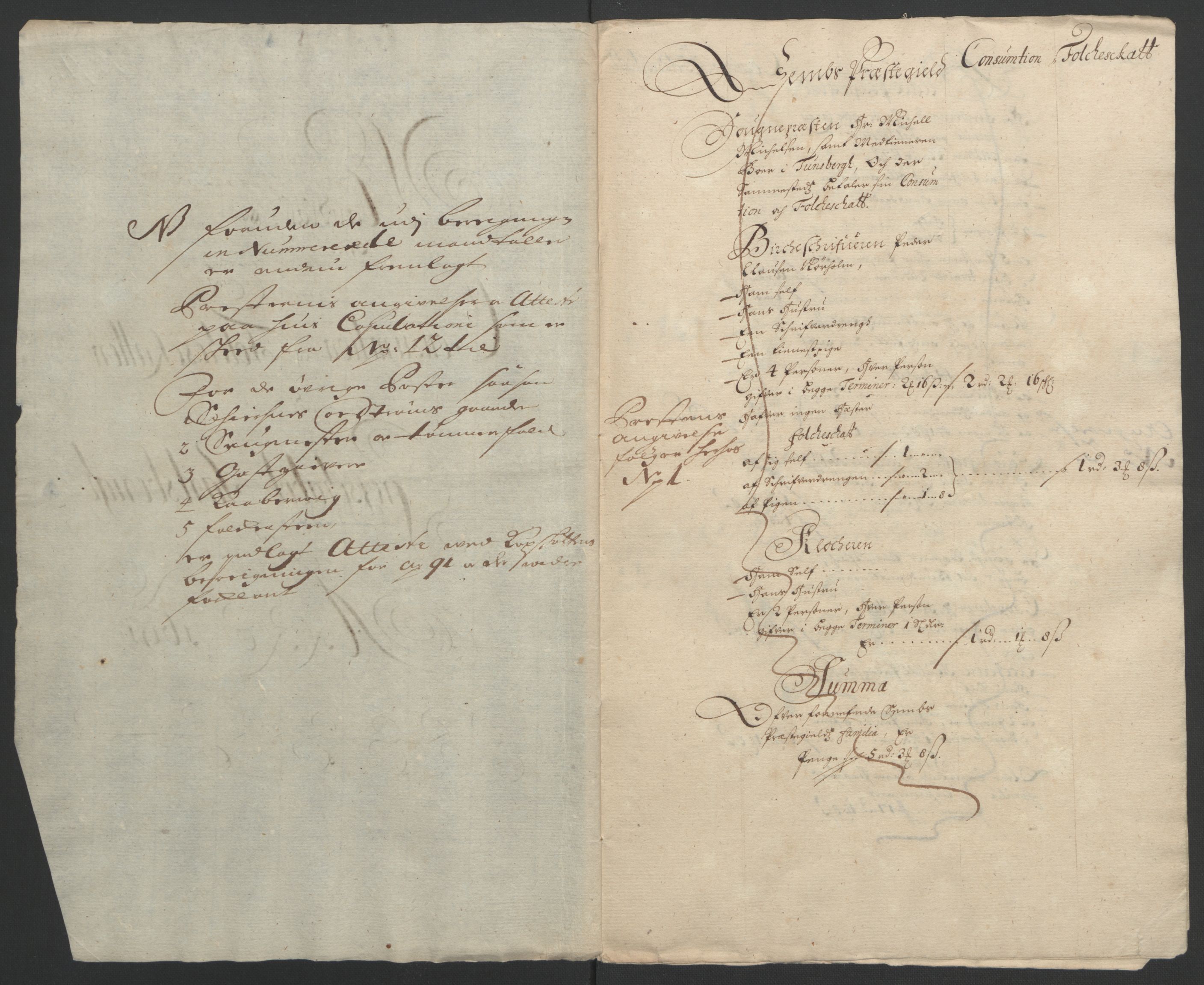 Rentekammeret inntil 1814, Reviderte regnskaper, Fogderegnskap, AV/RA-EA-4092/R32/L1864: Fogderegnskap Jarlsberg grevskap, 1691, s. 110