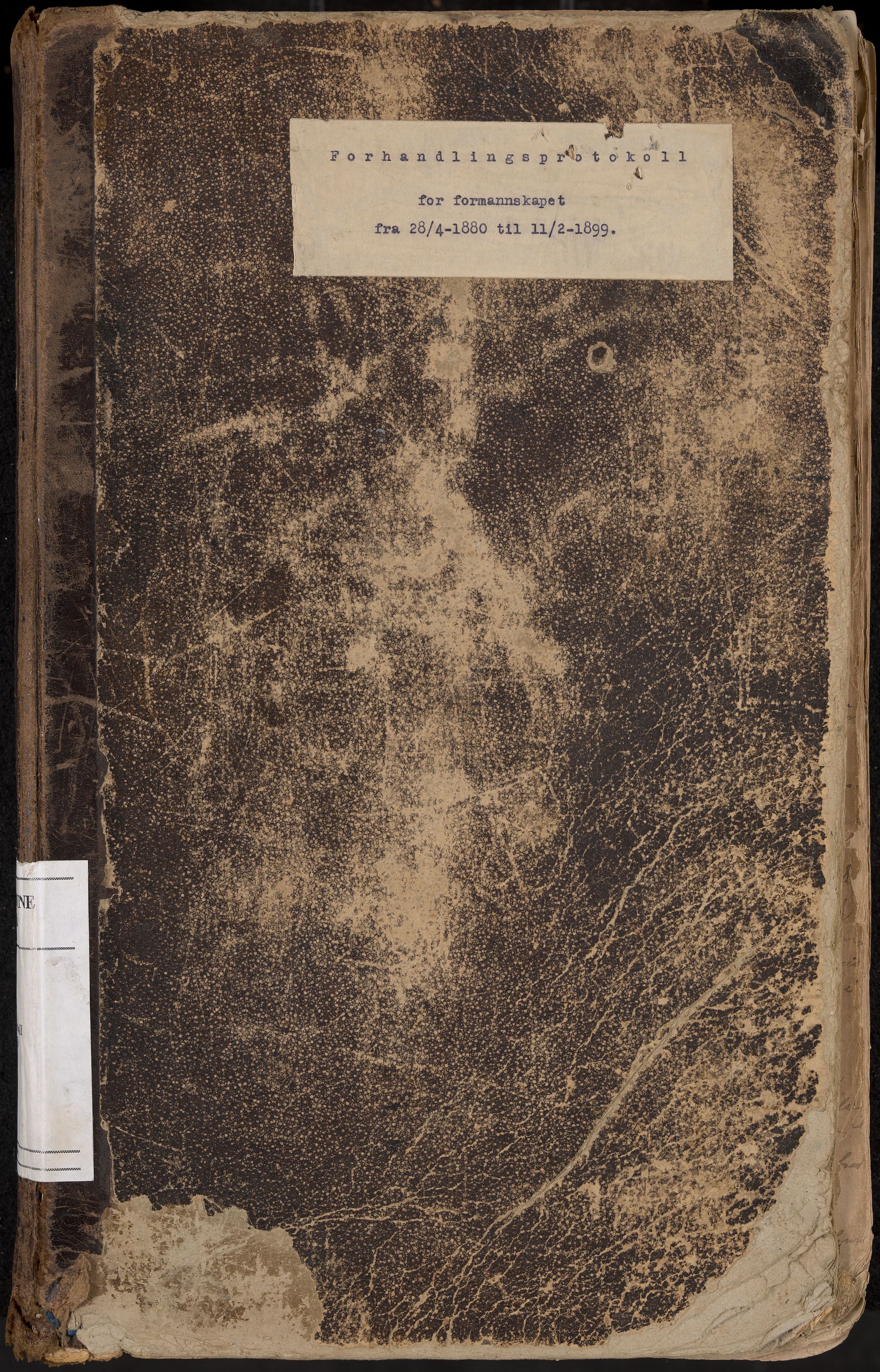 Holla formannskap og sentraladministrasjon, IKAK/0819021-1/A/L0003: Møtebok med register, 1880-1899