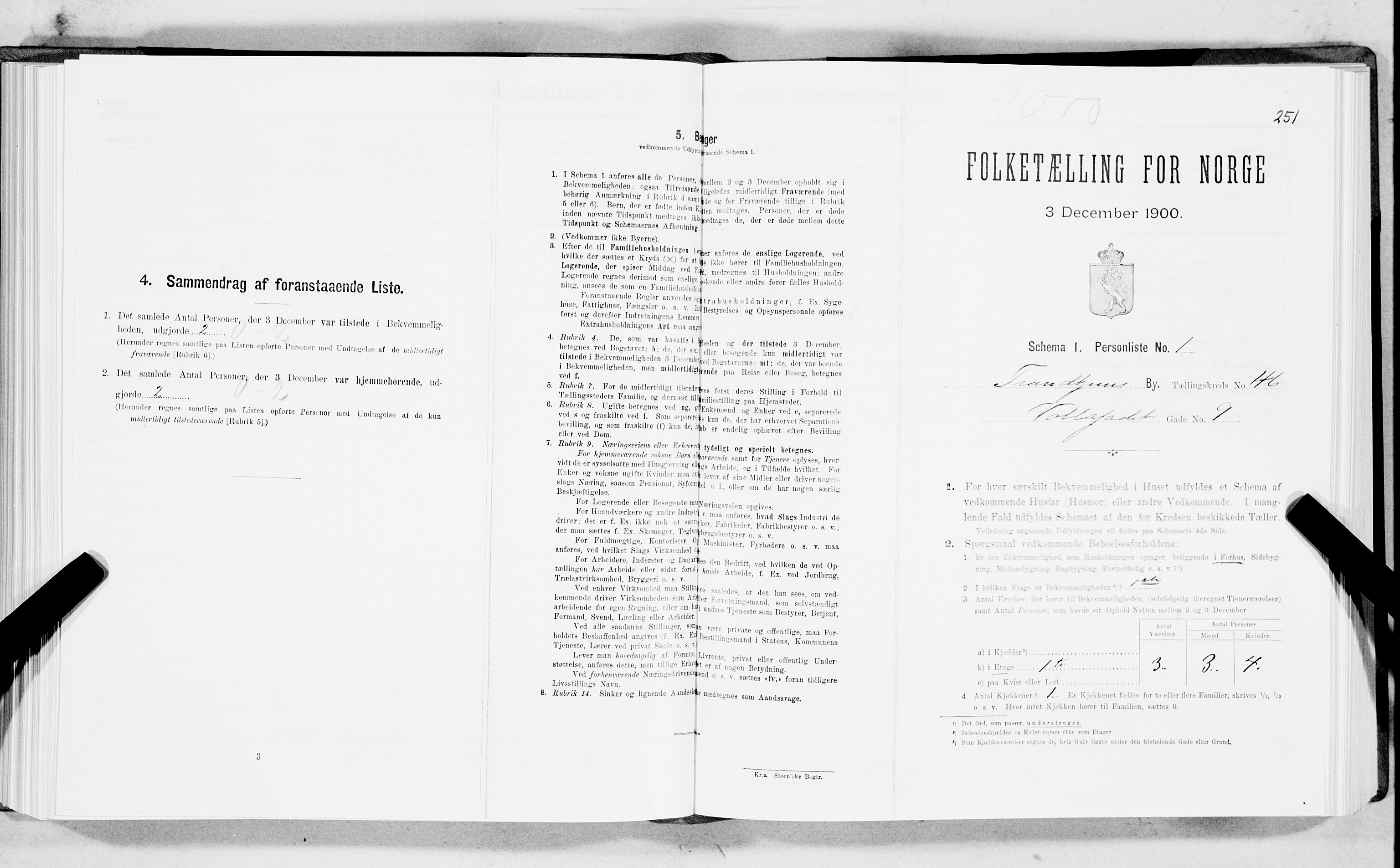 SAT, Folketelling 1900 for 1601 Trondheim kjøpstad, 1900, s. 7554