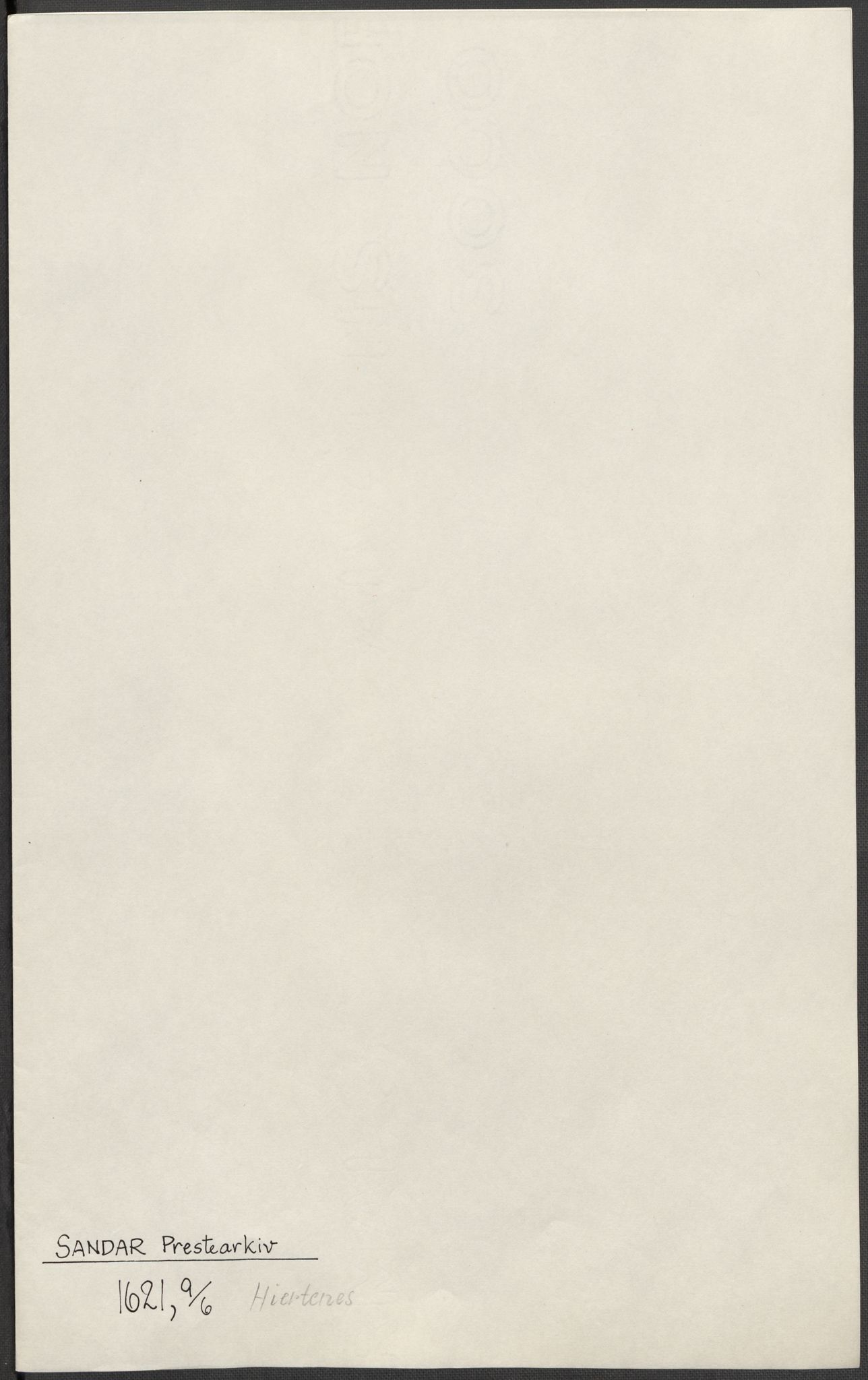 Riksarkivets diplomsamling, AV/RA-EA-5965/F15/L0023: Prestearkiv - Vestfold, 1582-1820, s. 153