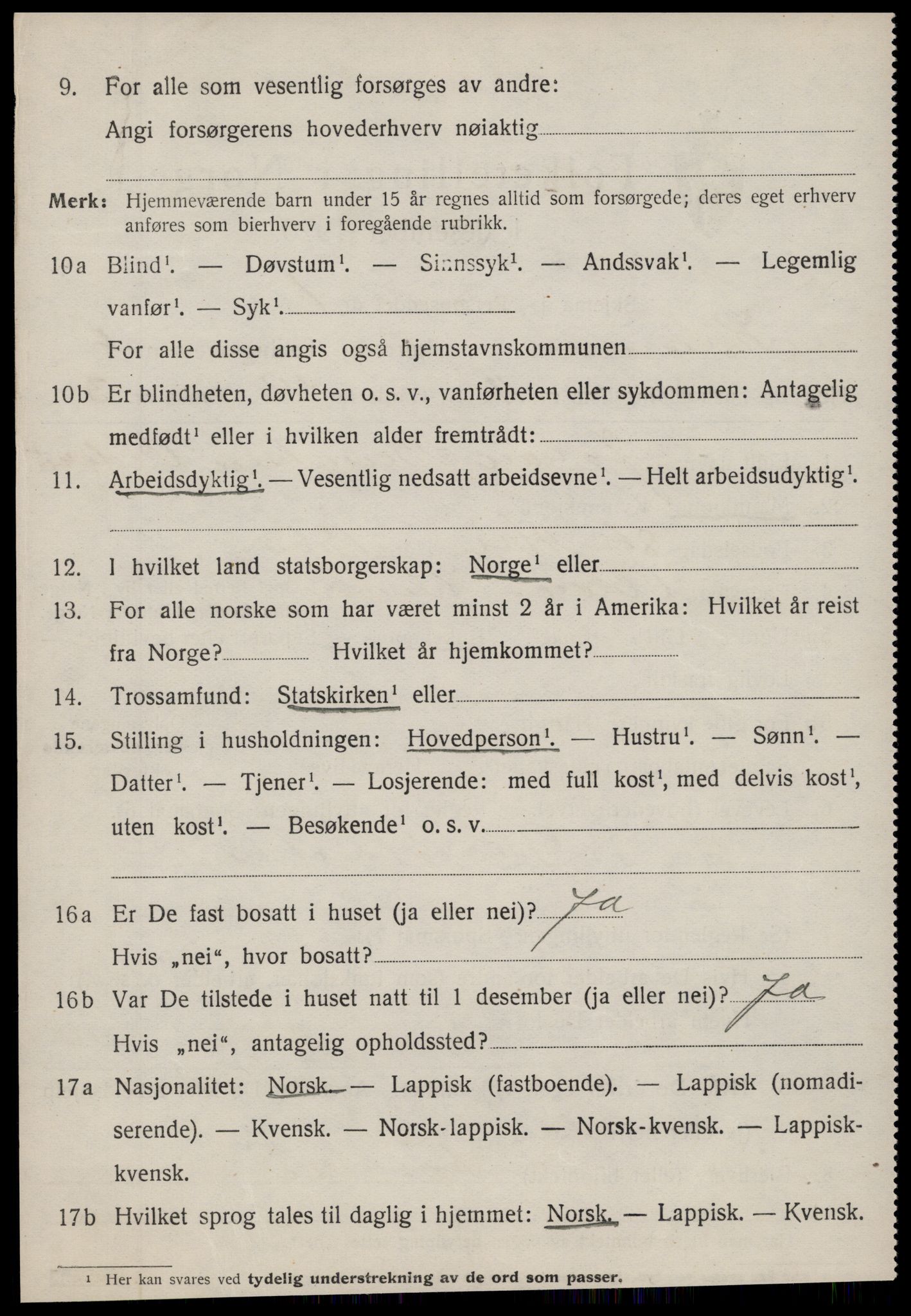 SAT, Folketelling 1920 for 1618 Kvenvær herred, 1920, s. 2235