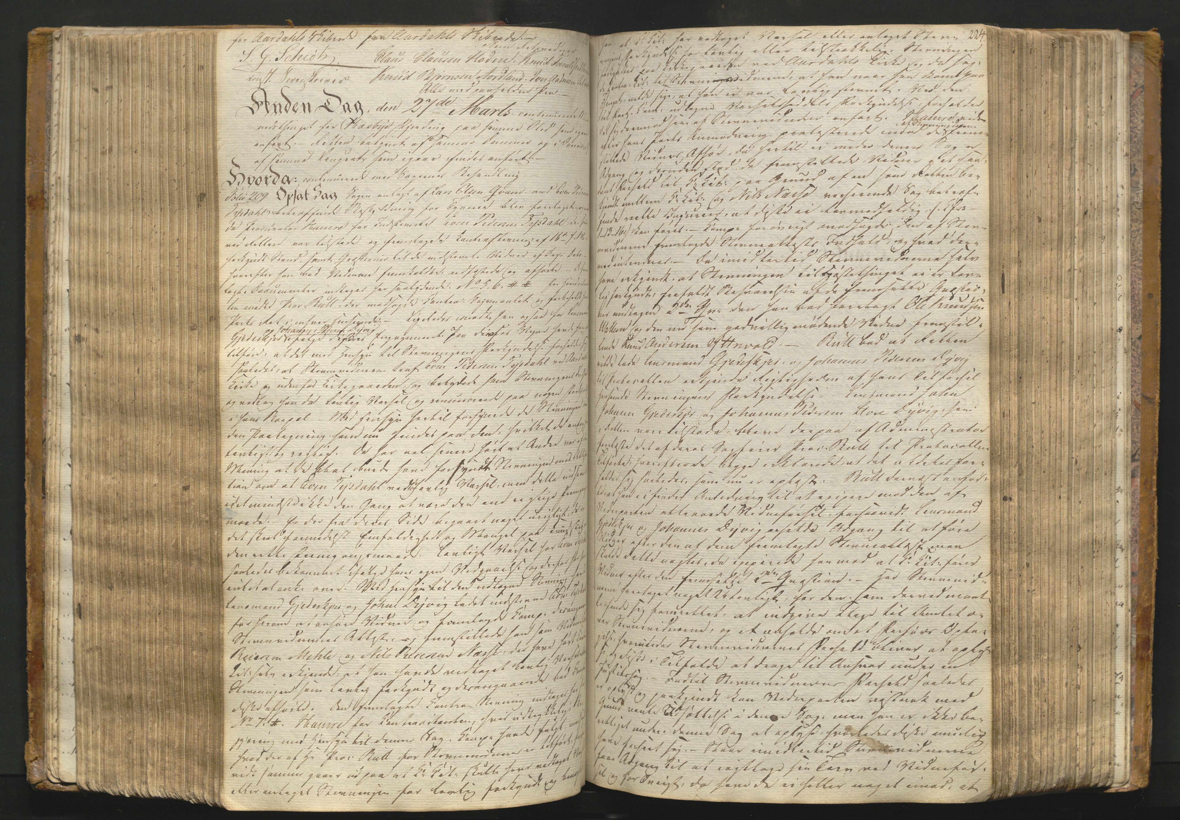 Karmsund sorenskriveri, AV/SAST-A-100311/01/I/IA/IAB/L0003: TINGBOK, 1833-1841, s. 223b-224a