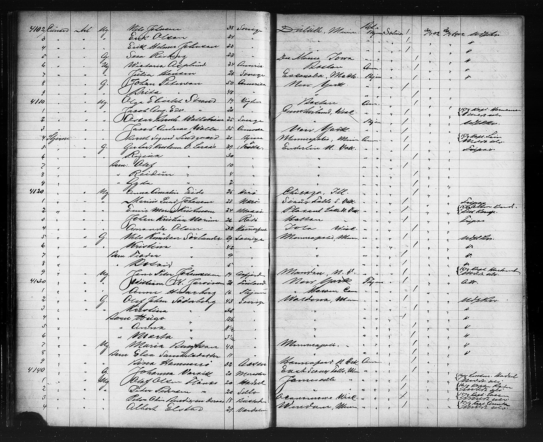 Trondheim politikammer, AV/SAT-A-1887/1/32/L0012: Emigrantprotokoll XI, 1902-1904