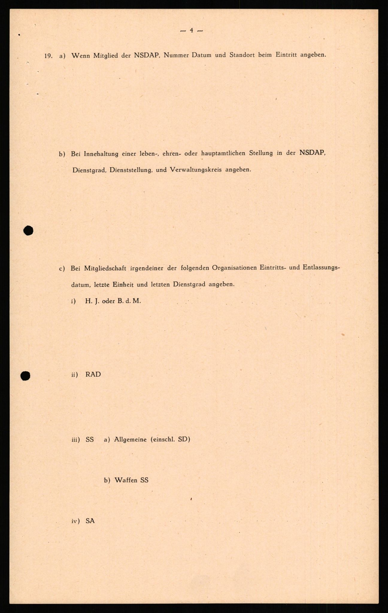 Forsvaret, Forsvarets overkommando II, RA/RAFA-3915/D/Db/L0023: CI Questionaires. Tyske okkupasjonsstyrker i Norge. Tyskere., 1945-1946, s. 433