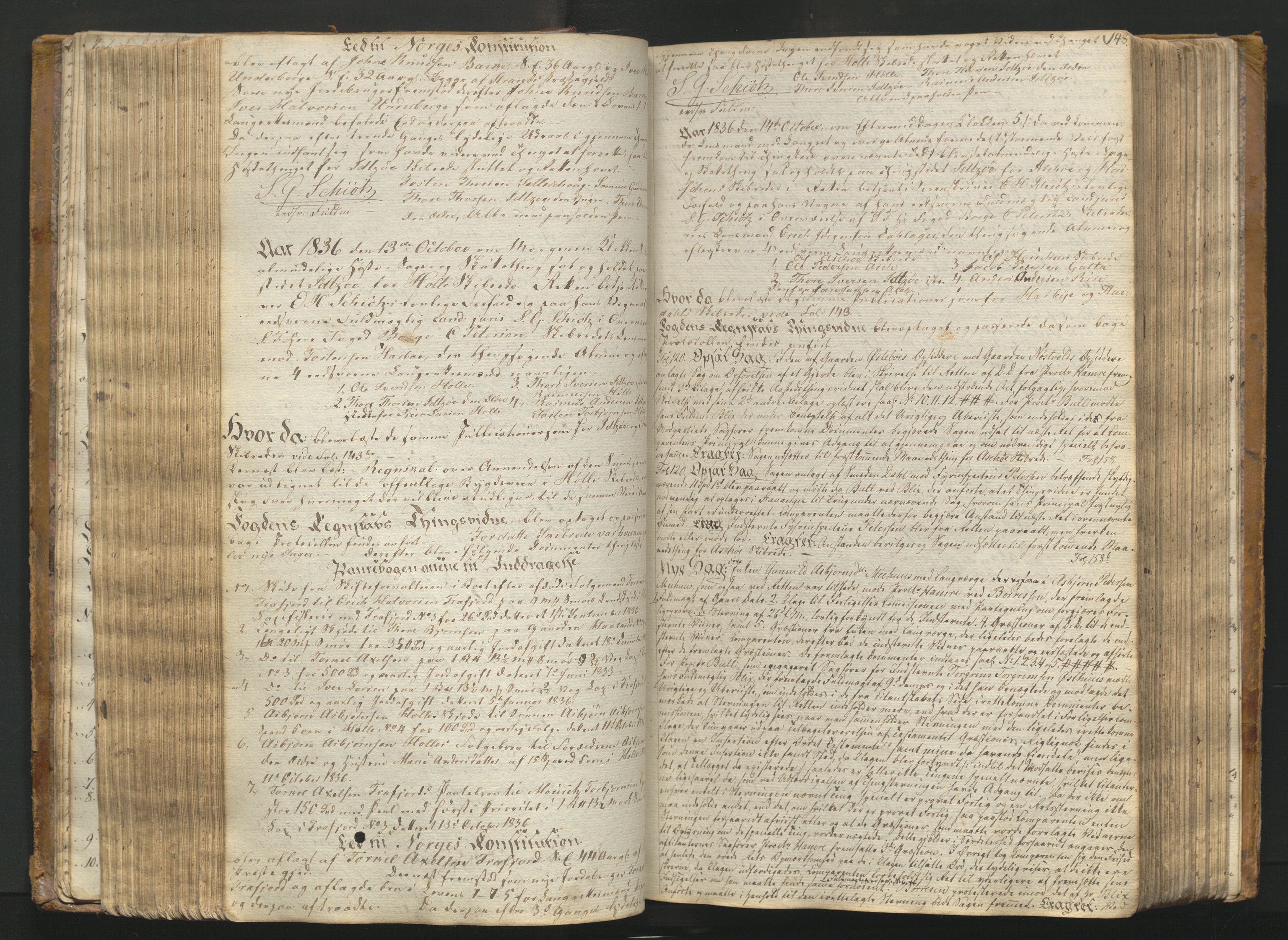 Karmsund sorenskriveri, AV/SAST-A-100311/01/I/IA/IAB/L0003: TINGBOK, 1833-1841, s. 147b-148a