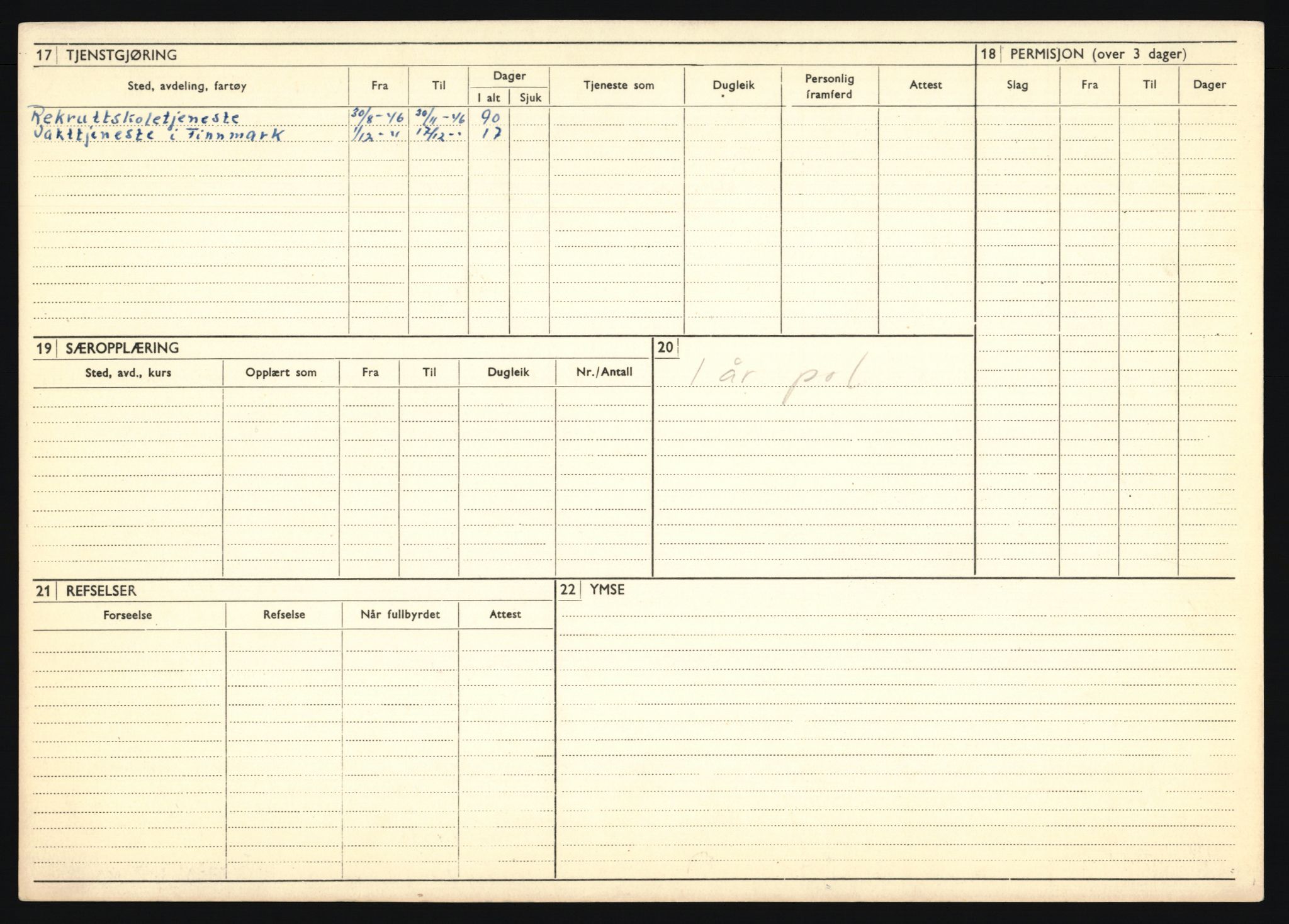 Forsvaret, Troms infanteriregiment nr. 16, AV/RA-RAFA-3146/P/Pa/L0024/0003: Rulleblad / Rulleblad for regimentets menige mannskaper, årsklasse 1942, 1942, s. 53