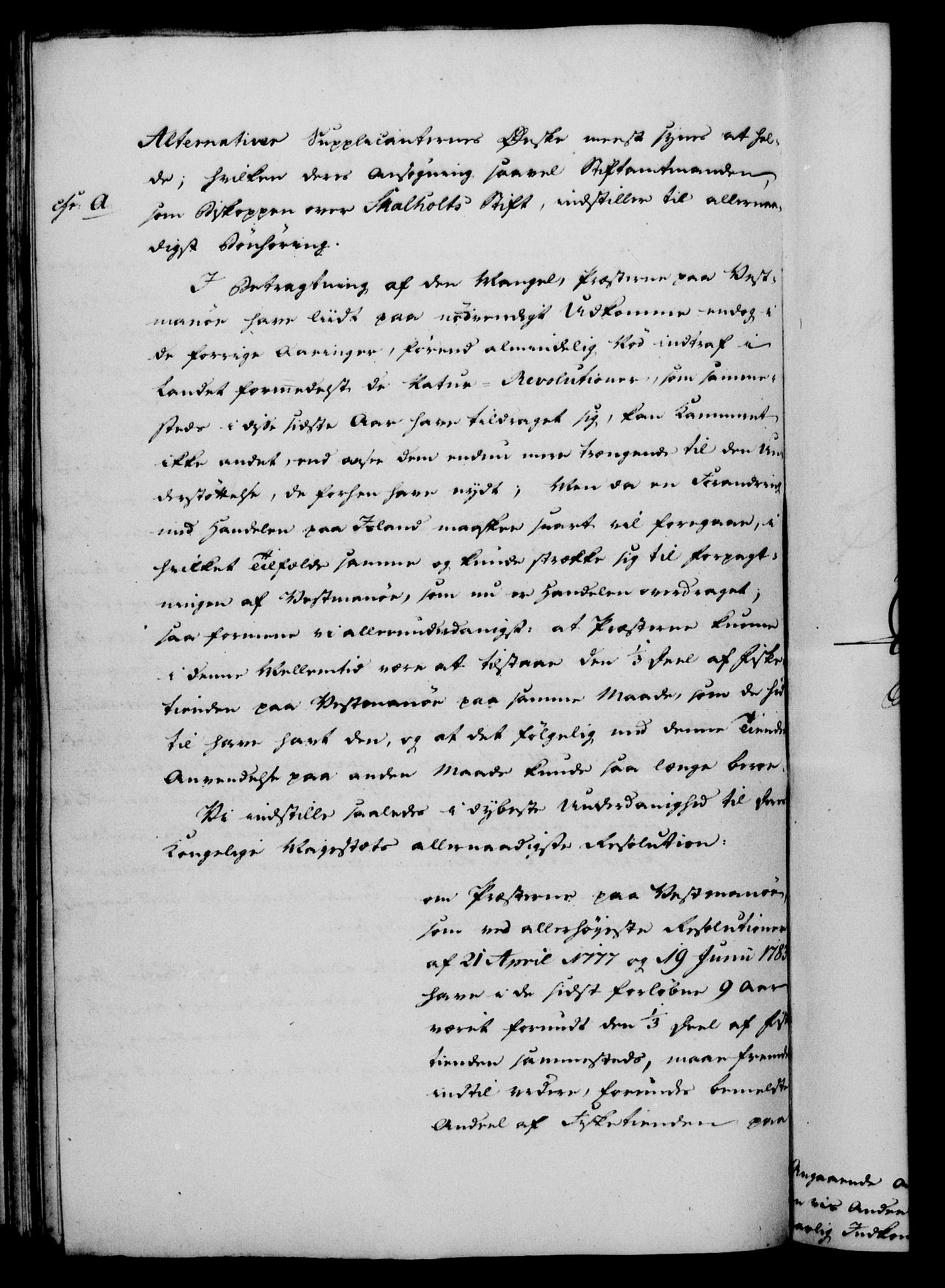 Rentekammeret, Kammerkanselliet, RA/EA-3111/G/Gf/Gfa/L0068: Norsk relasjons- og resolusjonsprotokoll (merket RK 52.68), 1786, s. 321