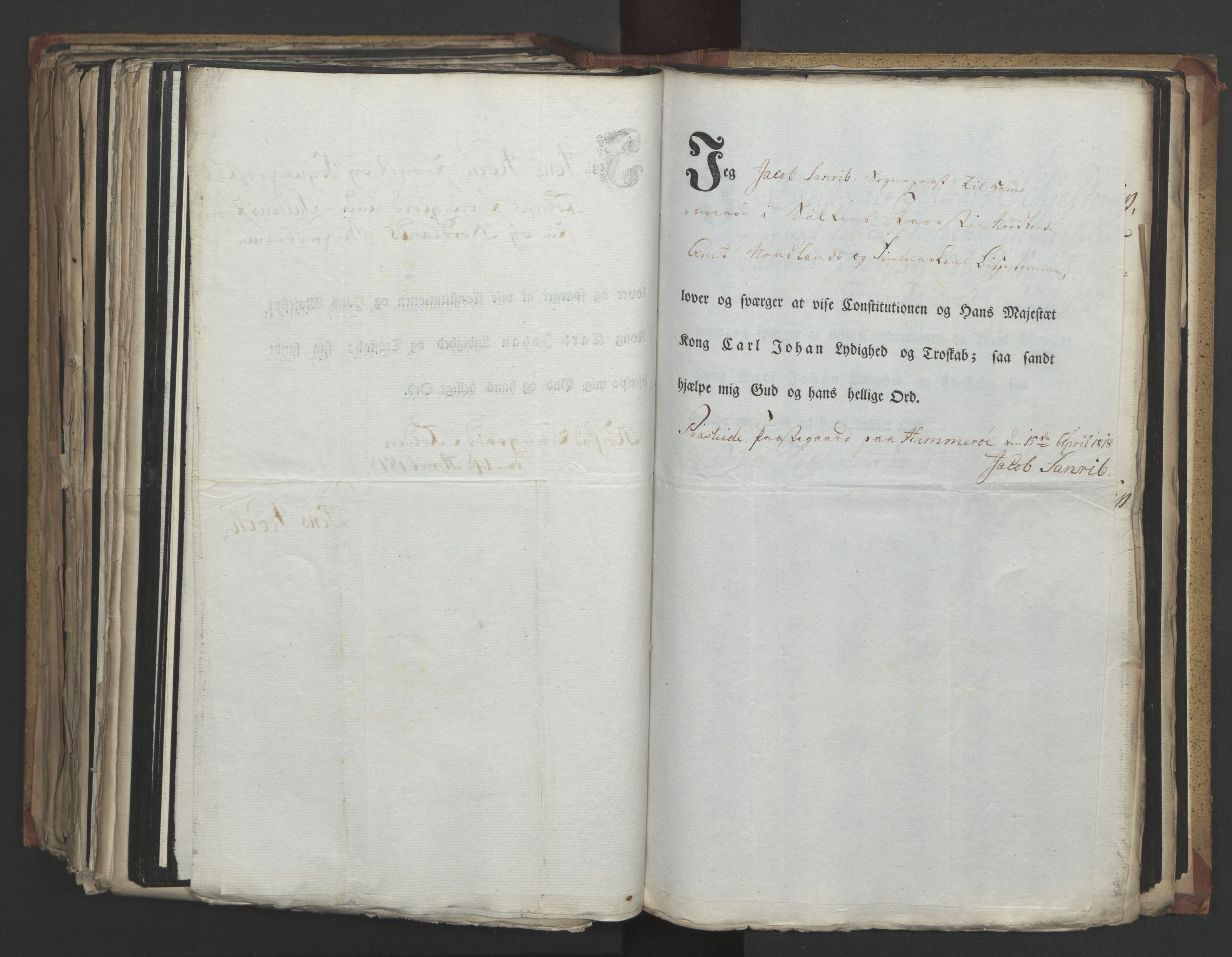Statsrådsavdelingen i Stockholm, AV/RA-S-1003/D/Da/L0014: Regjeringsinnstillinger nr. 2890-3057, 1818, s. 476