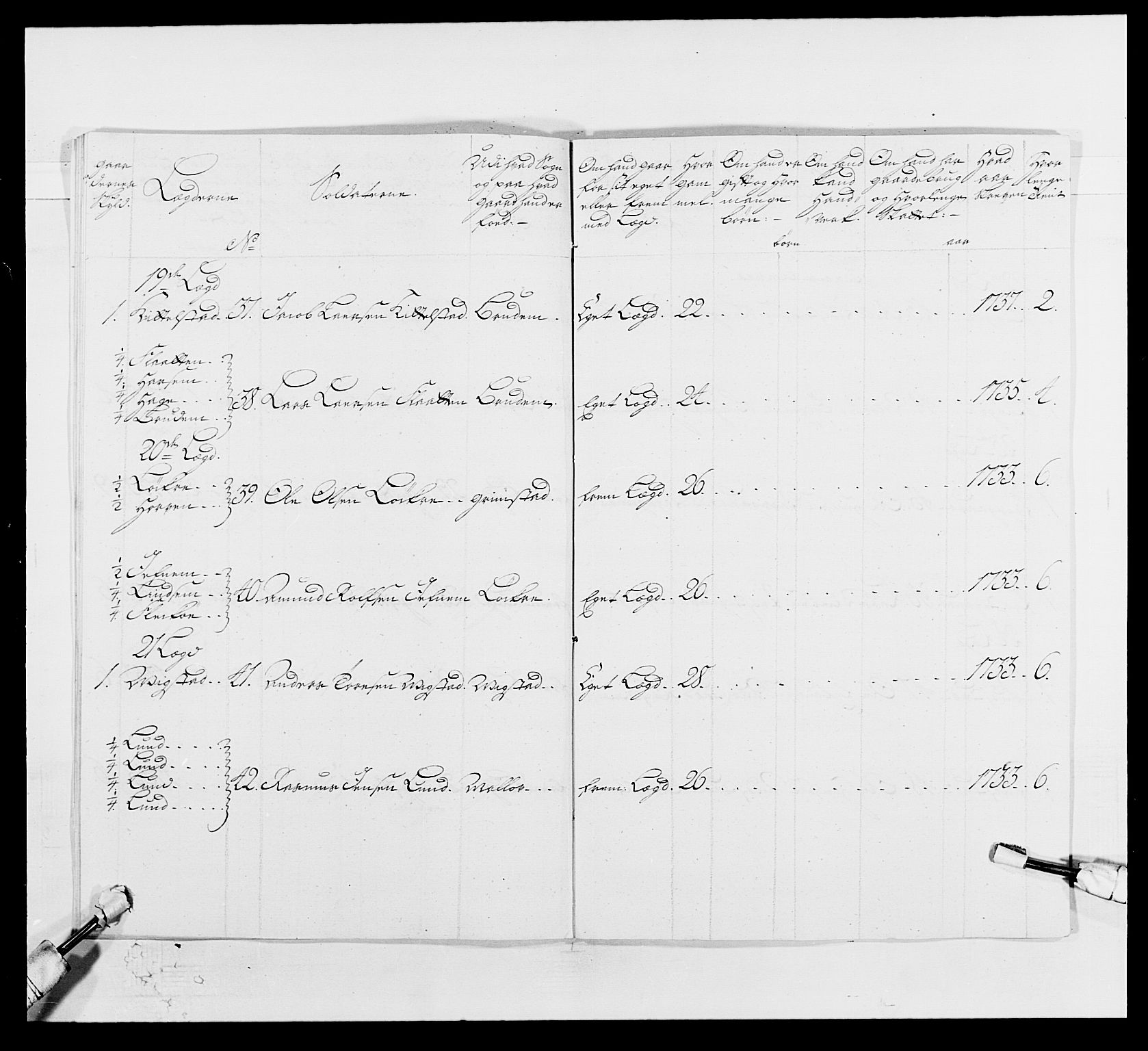 Kommanderende general (KG I) med Det norske krigsdirektorium, AV/RA-EA-5419/E/Ea/L0502: 1. Opplandske regiment, 1720-1743, s. 342