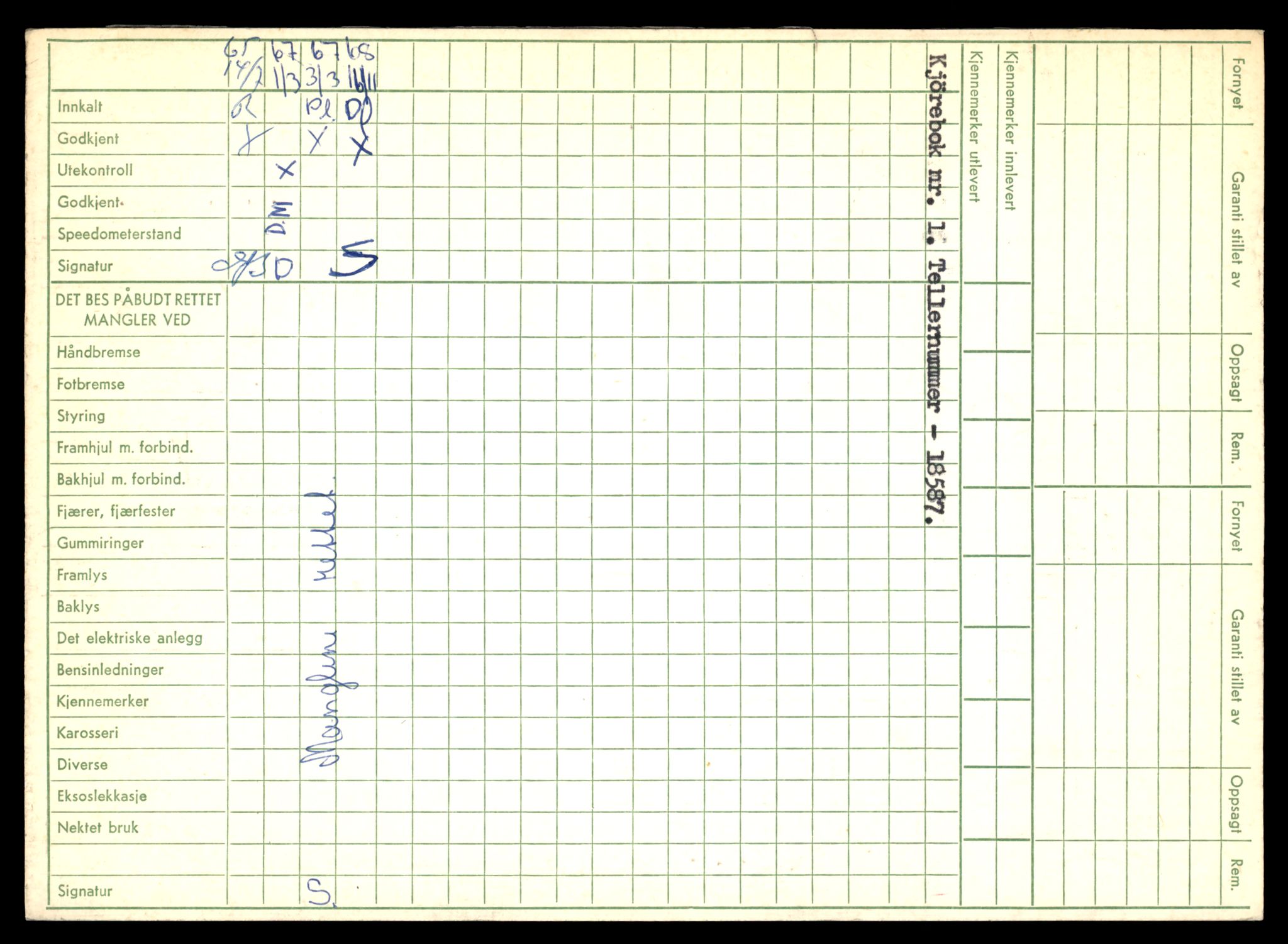 Møre og Romsdal vegkontor - Ålesund trafikkstasjon, AV/SAT-A-4099/F/Fe/L0033: Registreringskort for kjøretøy T 12151 - T 12474, 1927-1998, s. 1274