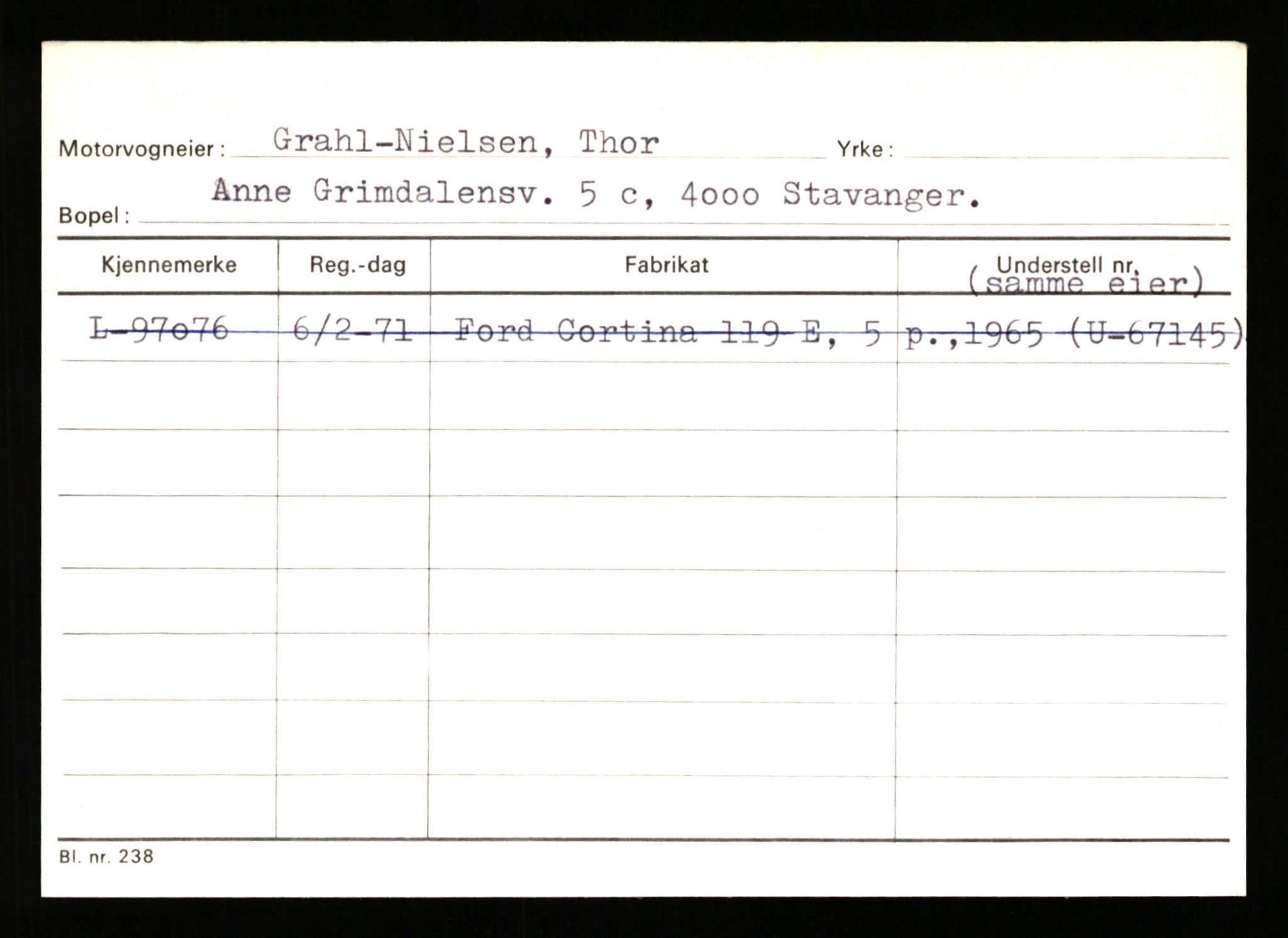 Stavanger trafikkstasjon, AV/SAST-A-101942/0/H/L0011: Gjestsen - Gunvaldsen, 1930-1971, s. 459