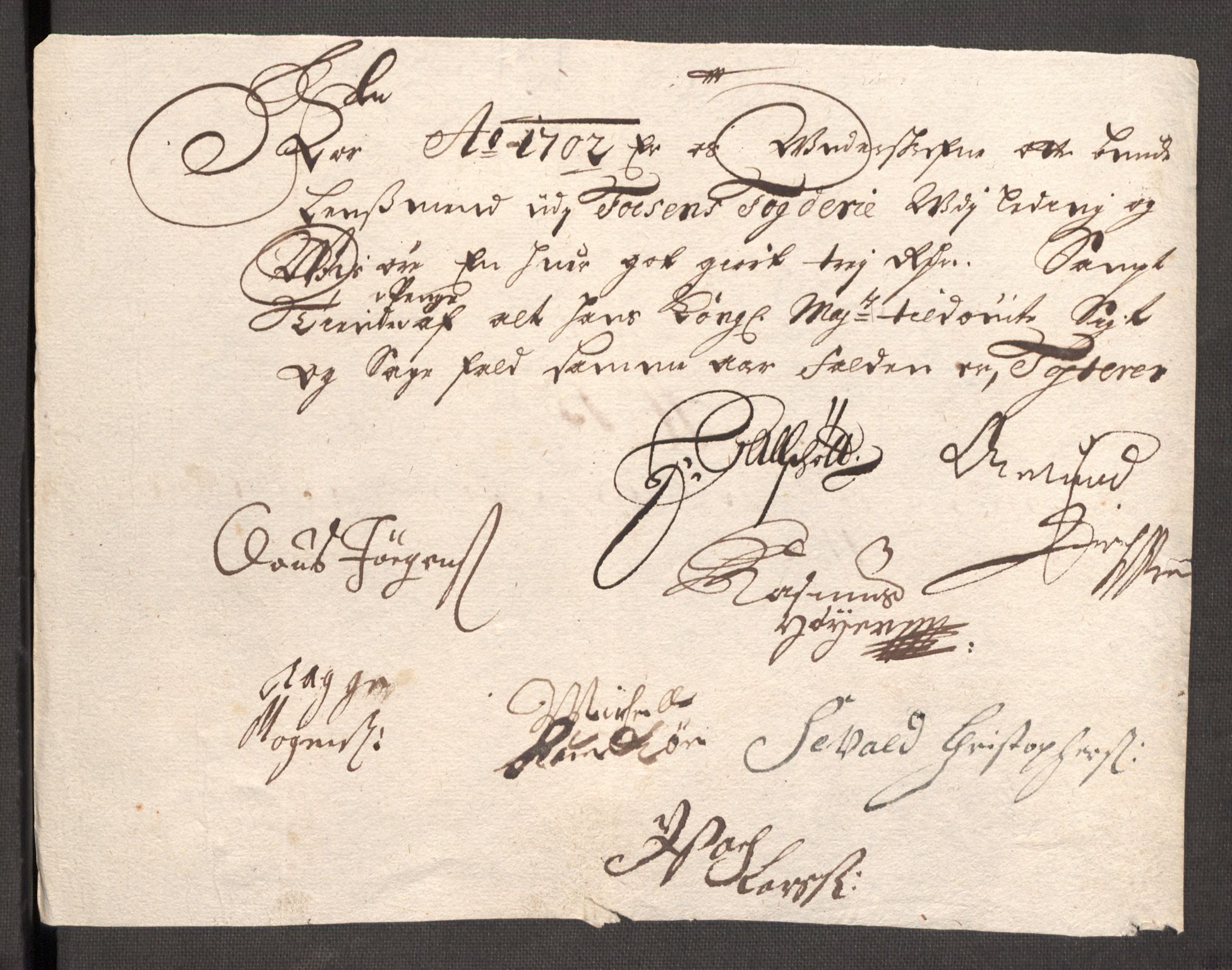 Rentekammeret inntil 1814, Reviderte regnskaper, Fogderegnskap, AV/RA-EA-4092/R57/L3855: Fogderegnskap Fosen, 1702-1703, s. 155