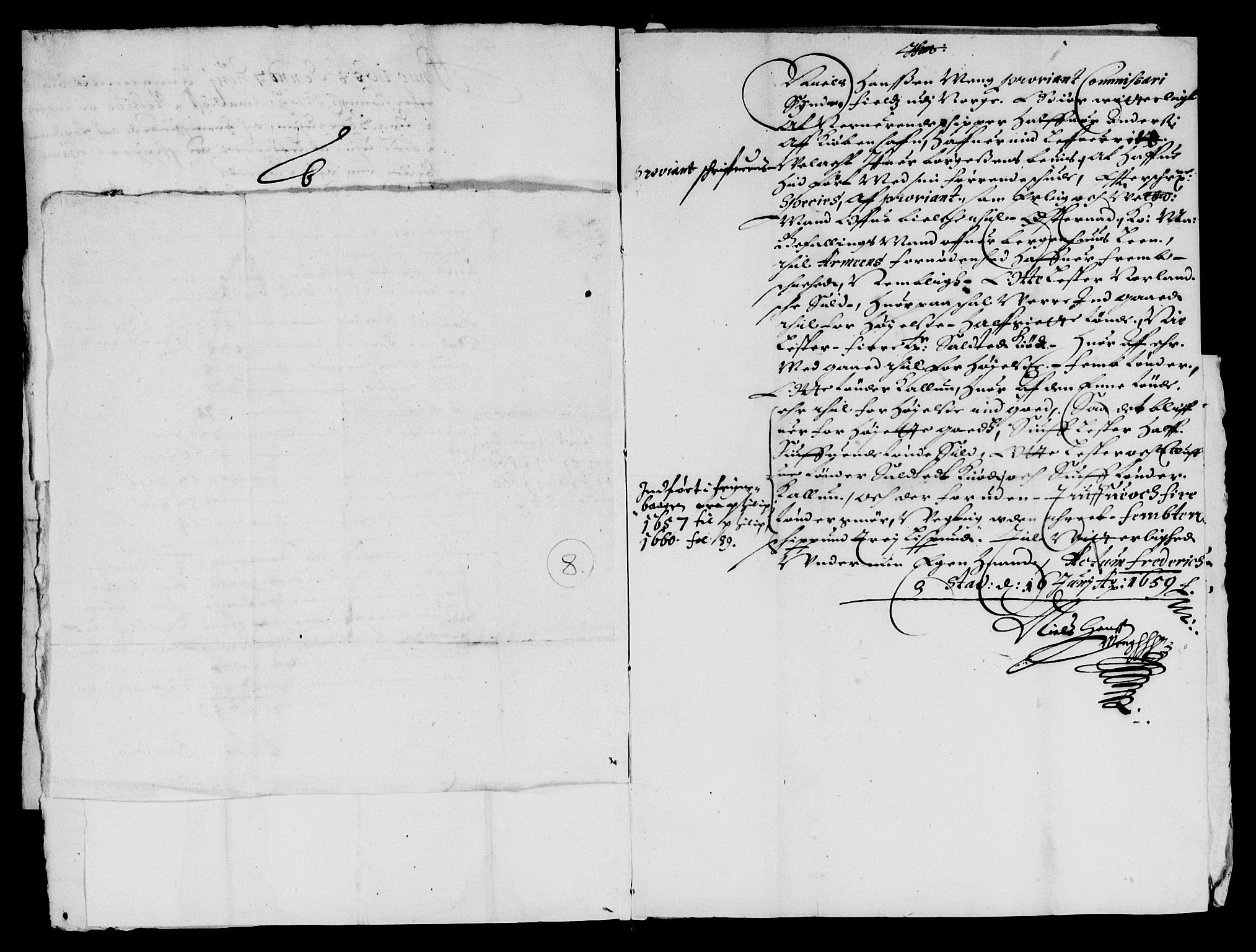 Rentekammeret inntil 1814, Reviderte regnskaper, Lensregnskaper, AV/RA-EA-5023/R/Rb/Rbp/L0045: Bratsberg len, 1657-1659