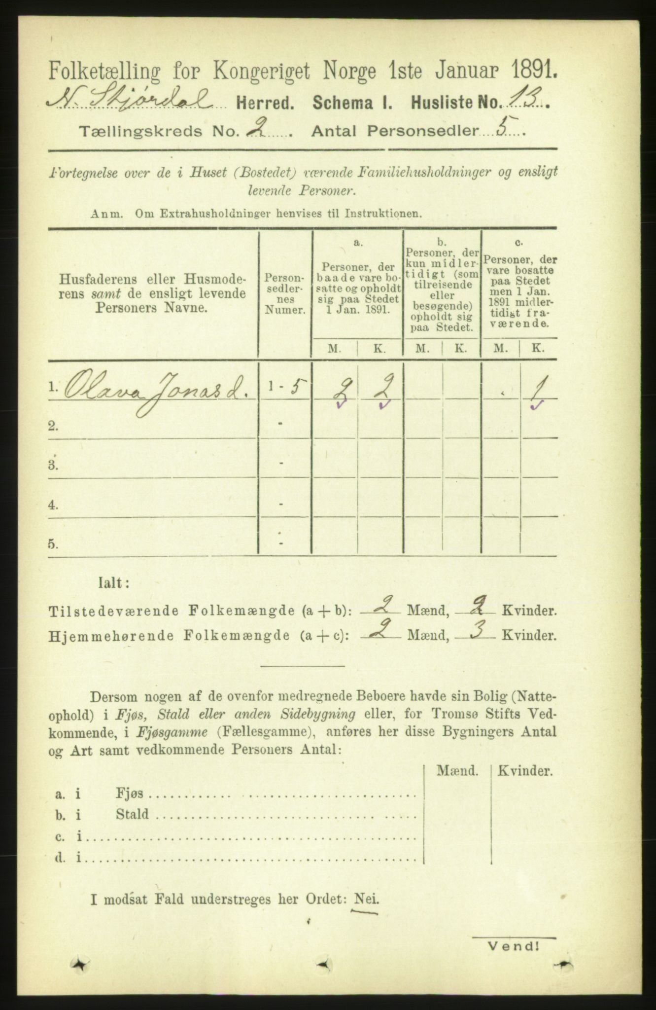 RA, Folketelling 1891 for 1714 Nedre Stjørdal herred, 1891, s. 408