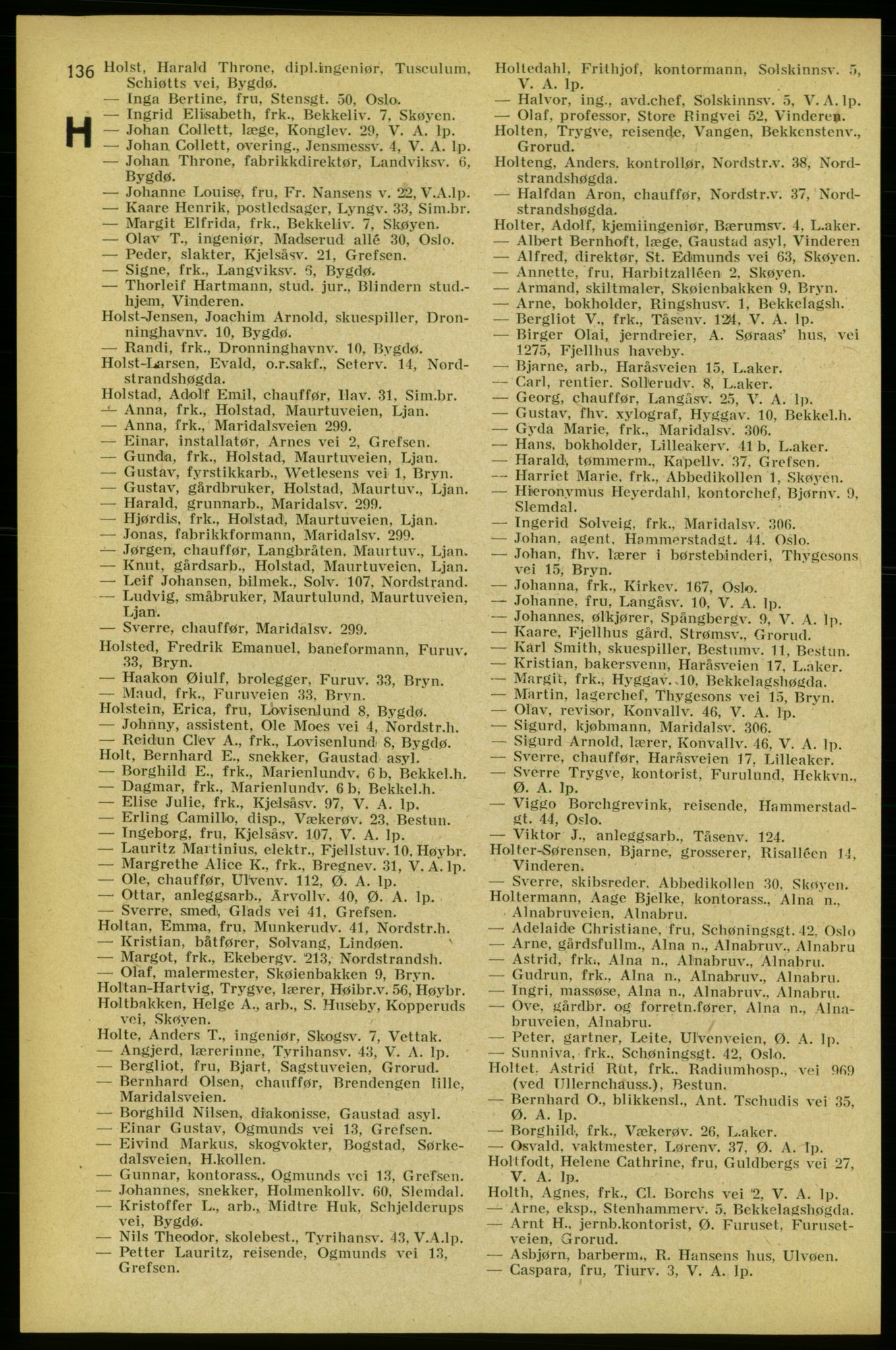 Aker adressebok/adressekalender, PUBL/001/A/005: Aker adressebok, 1934-1935, s. 136