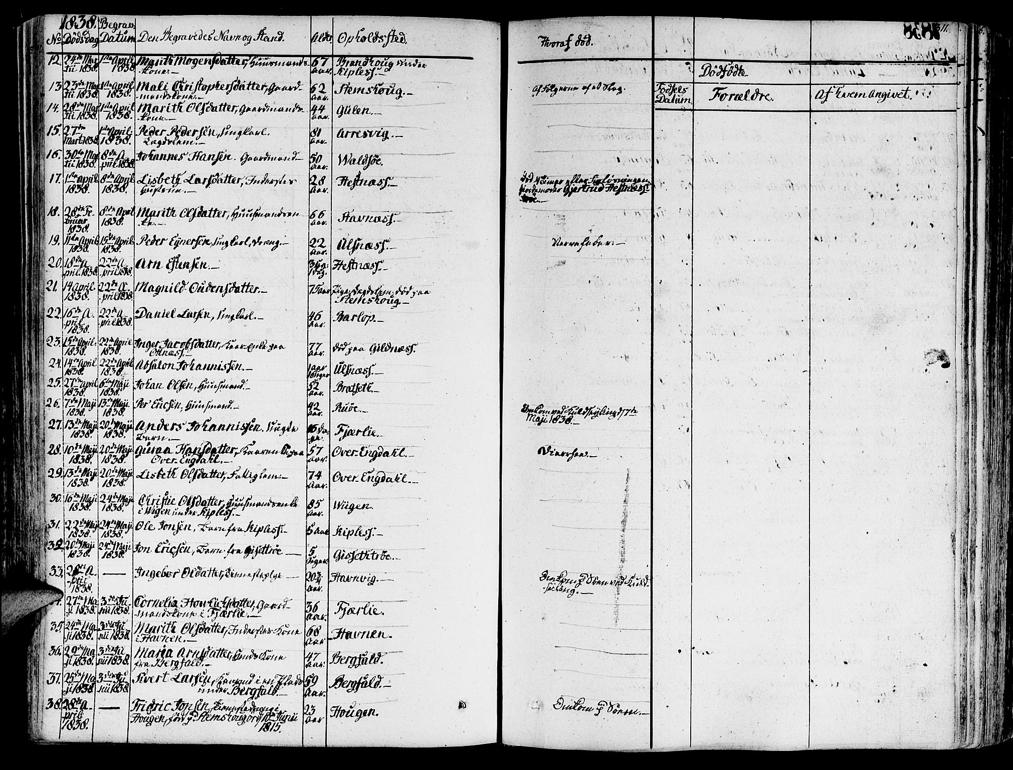 Ministerialprotokoller, klokkerbøker og fødselsregistre - Møre og Romsdal, SAT/A-1454/578/L0904: Ministerialbok nr. 578A03, 1836-1858, s. 311