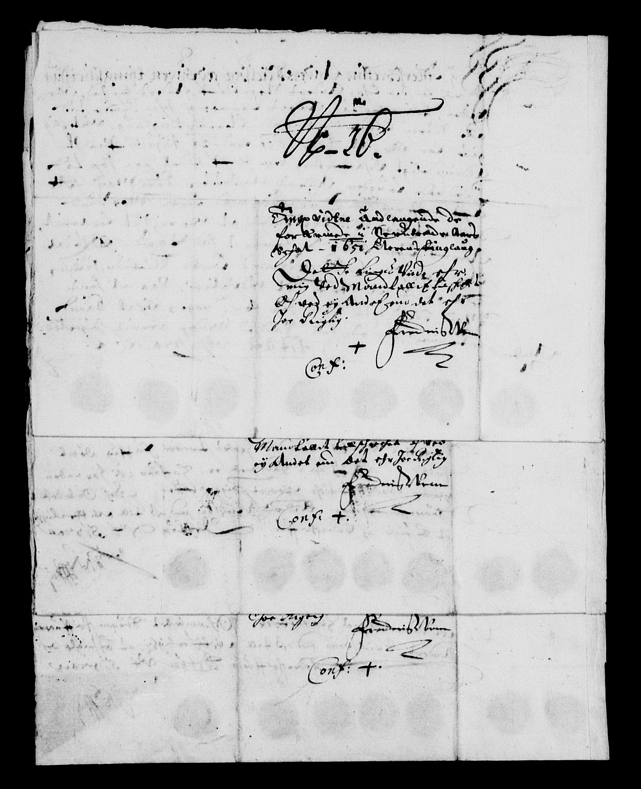 Rentekammeret inntil 1814, Reviderte regnskaper, Lensregnskaper, AV/RA-EA-5023/R/Rb/Rbw/L0105: Trondheim len, 1651