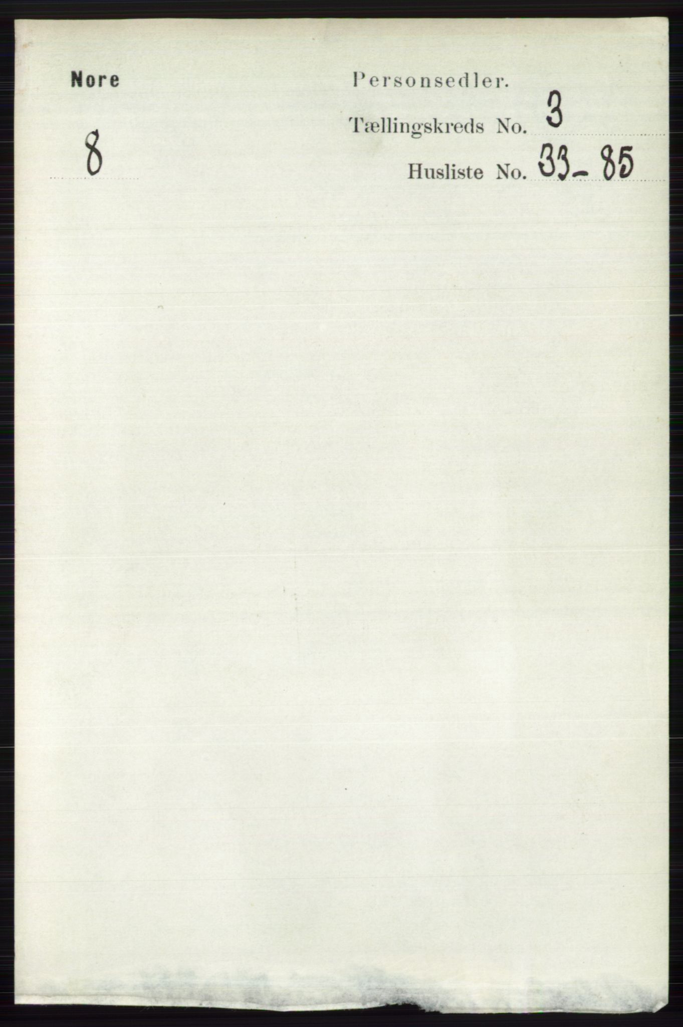 RA, Folketelling 1891 for 0633 Nore herred, 1891, s. 908