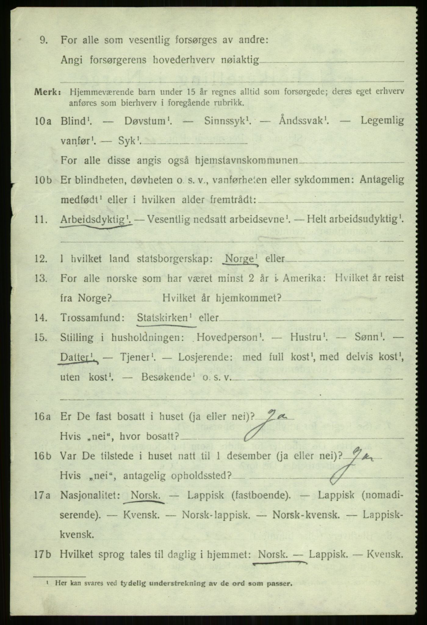 SATØ, Folketelling 1920 for 1934 Tromsøysund herred, 1920, s. 3197