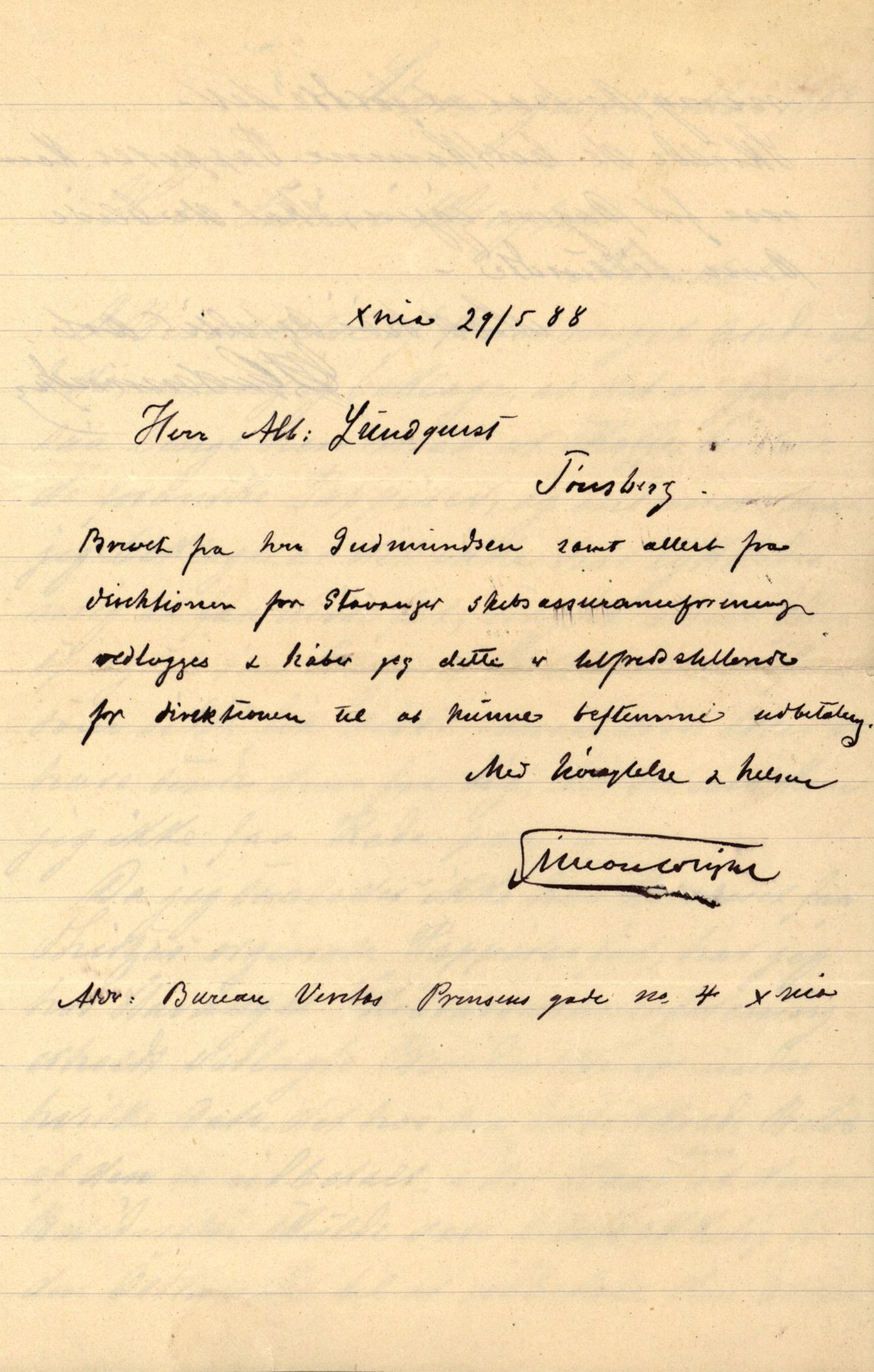 Pa 63 - Østlandske skibsassuranceforening, VEMU/A-1079/G/Ga/L0020/0004: Havaridokumenter / Windsor, Thirza, Treport, 1887, s. 98