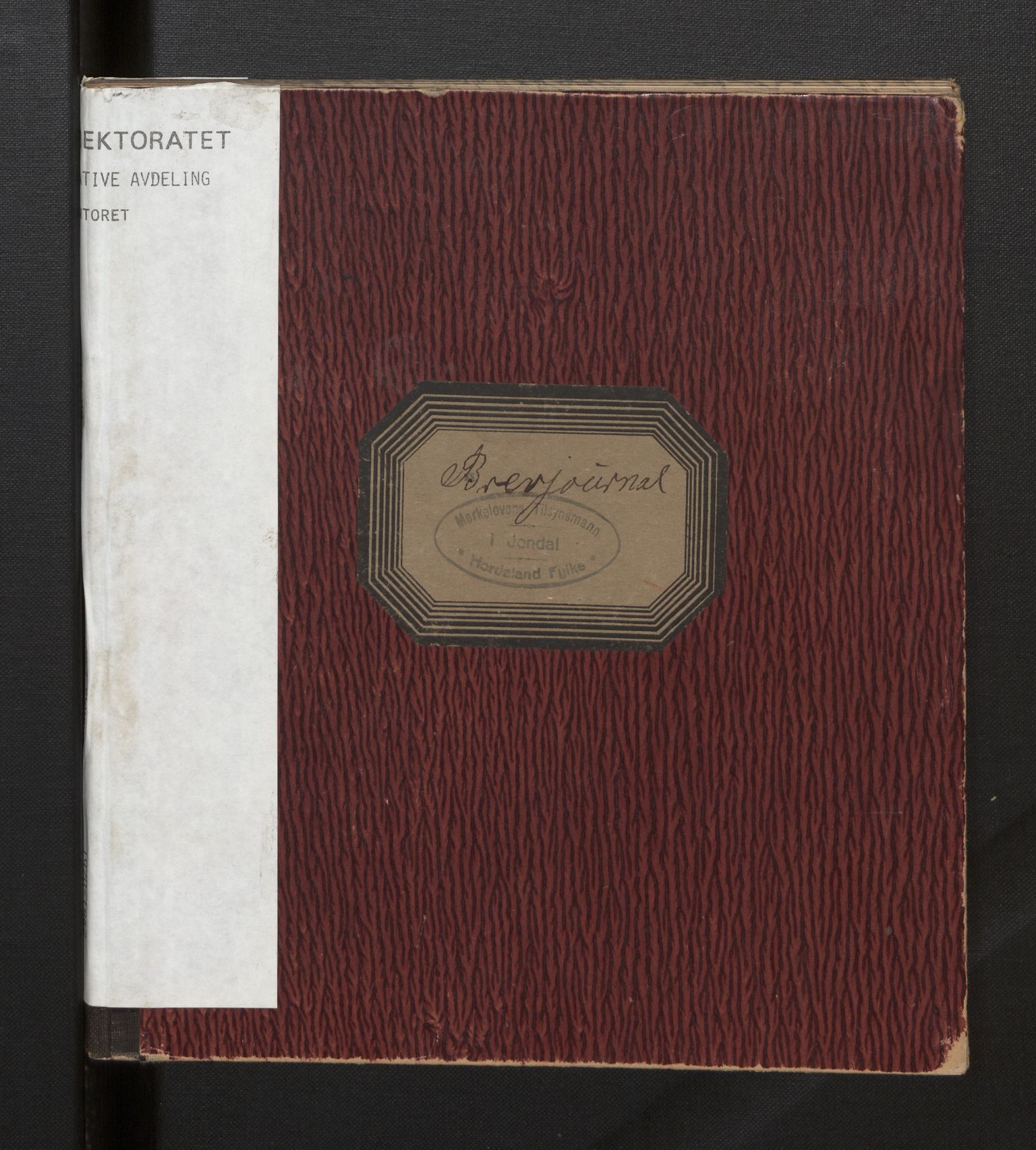 Fiskeridirektoratet - 1 Adm. ledelse - 13 Båtkontoret, AV/SAB-A-2003/I/Ia/Iah/L0075: 135.0825/3 Merkeprotokoll - Jondal, 1920-1947