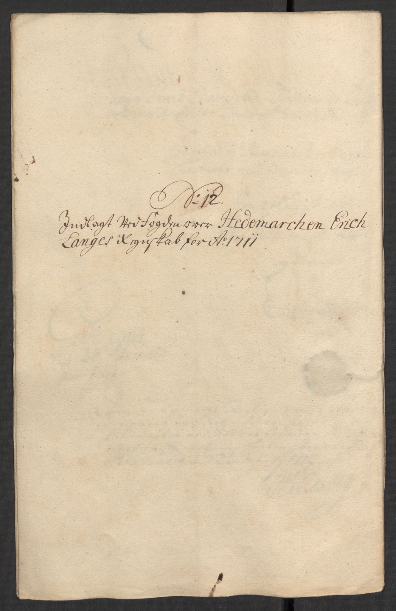 Rentekammeret inntil 1814, Reviderte regnskaper, Fogderegnskap, RA/EA-4092/R16/L1048: Fogderegnskap Hedmark, 1711, s. 15