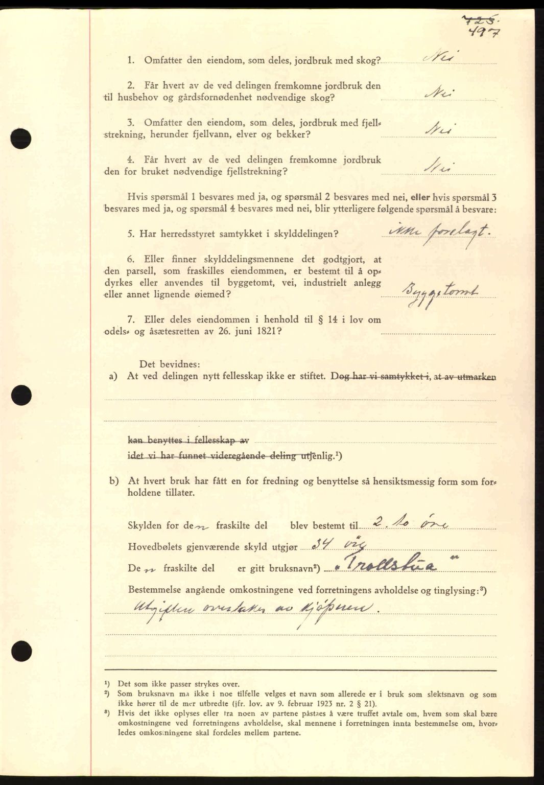 Nordmøre sorenskriveri, AV/SAT-A-4132/1/2/2Ca: Pantebok nr. A93, 1942-1942, Dagboknr: 2168/1942