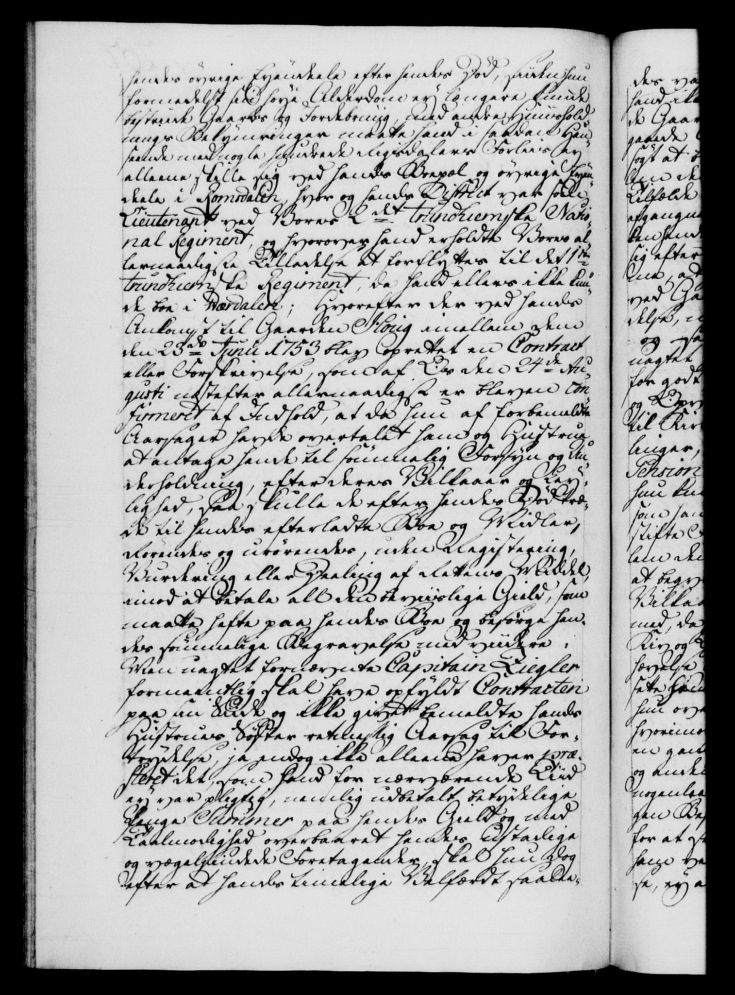 Danske Kanselli 1572-1799, AV/RA-EA-3023/F/Fc/Fca/Fcab/L0037: Norske tegnelser, 1762-1766, s. 267b