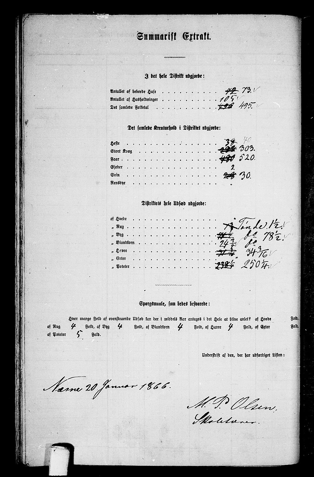 RA, Folketelling 1865 for 1828P Nesna prestegjeld, 1865, s. 101