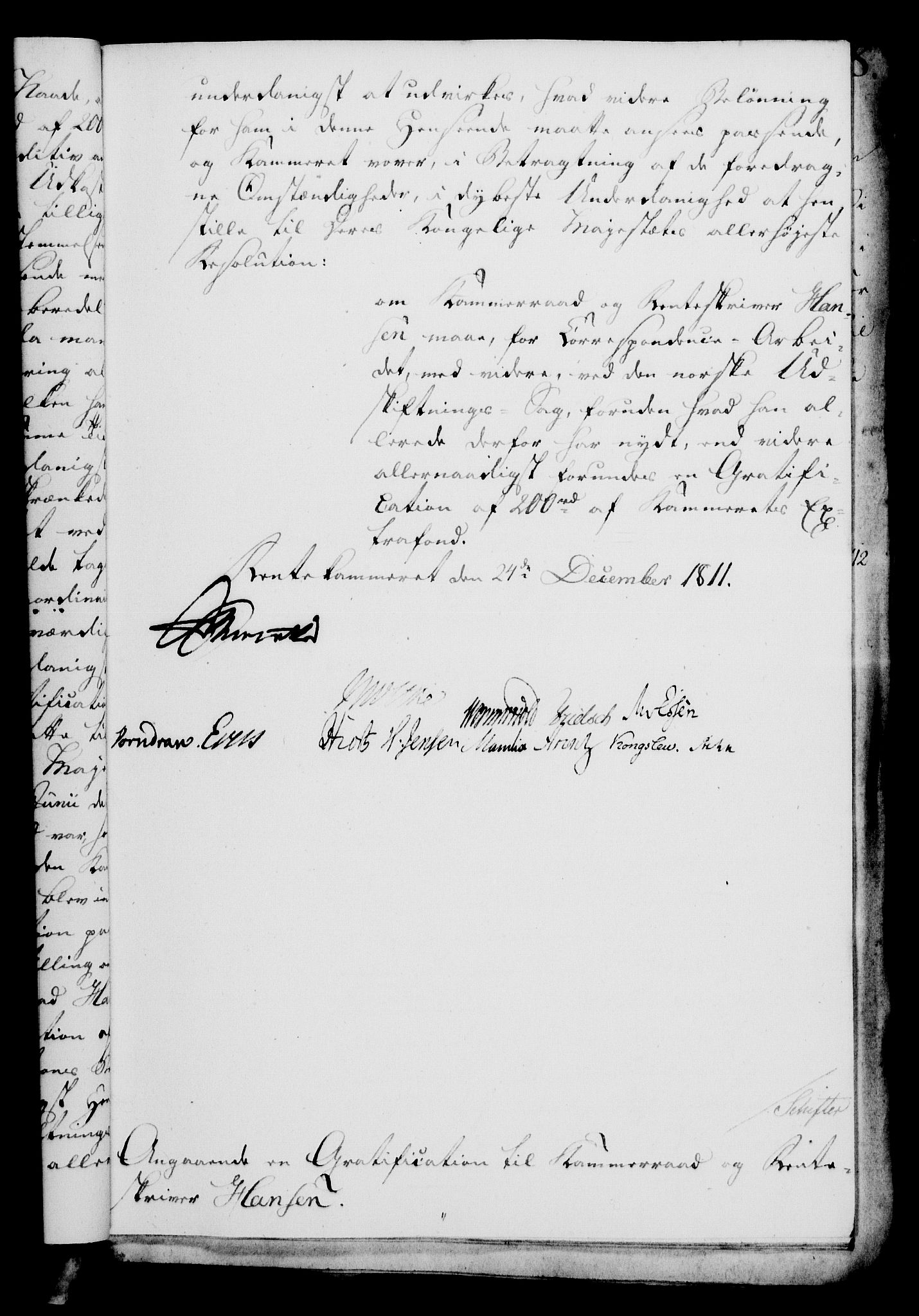 Rentekammeret, Kammerkanselliet, RA/EA-3111/G/Gf/Gfa/L0094: Norsk relasjons- og resolusjonsprotokoll (merket RK 52.94), 1812, s. 32