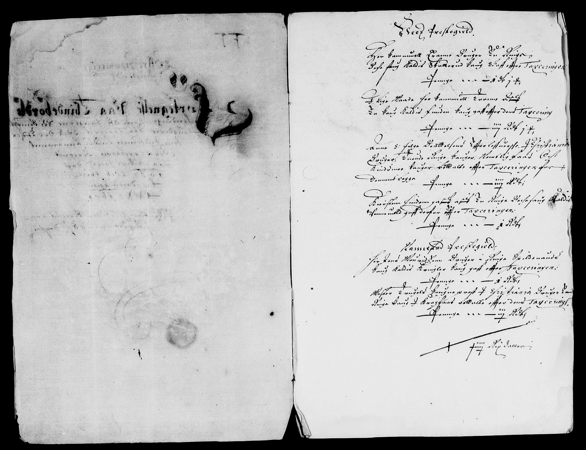 Rentekammeret inntil 1814, Reviderte regnskaper, Lensregnskaper, AV/RA-EA-5023/R/Rb/Rba/L0223: Akershus len, 1653-1655