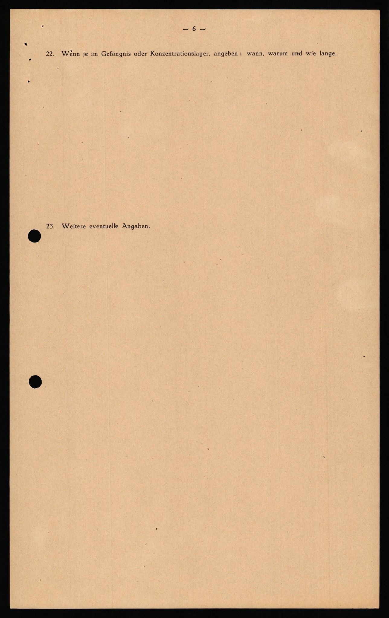 Forsvaret, Forsvarets overkommando II, RA/RAFA-3915/D/Db/L0033: CI Questionaires. Tyske okkupasjonsstyrker i Norge. Tyskere., 1945-1946, s. 419