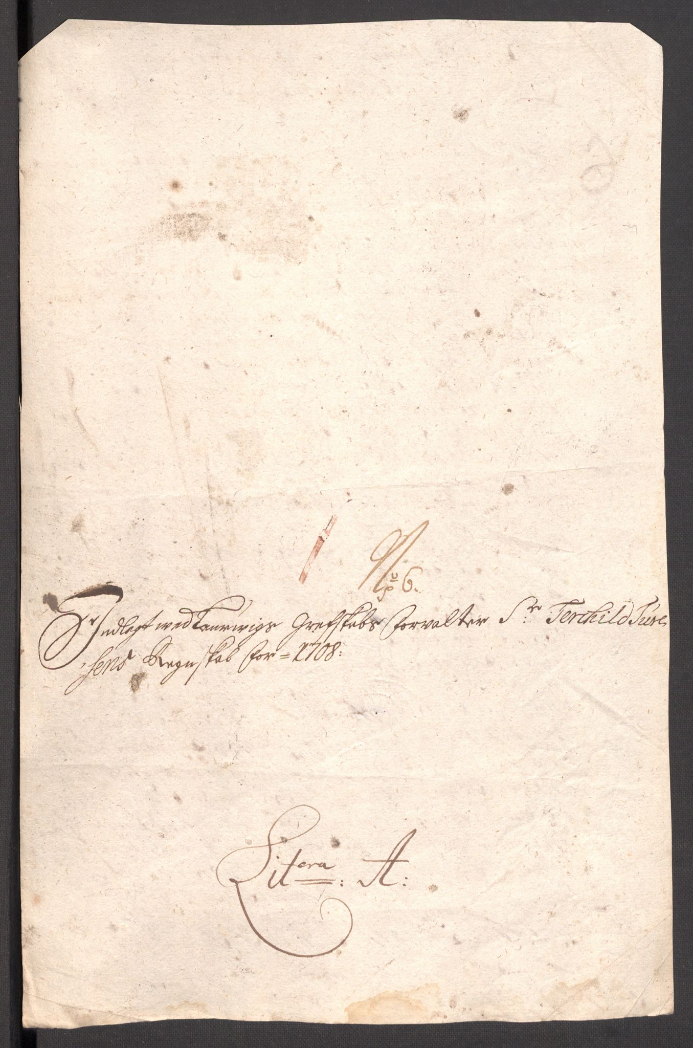 Rentekammeret inntil 1814, Reviderte regnskaper, Fogderegnskap, RA/EA-4092/R33/L1980: Fogderegnskap Larvik grevskap, 1707-1708, s. 338