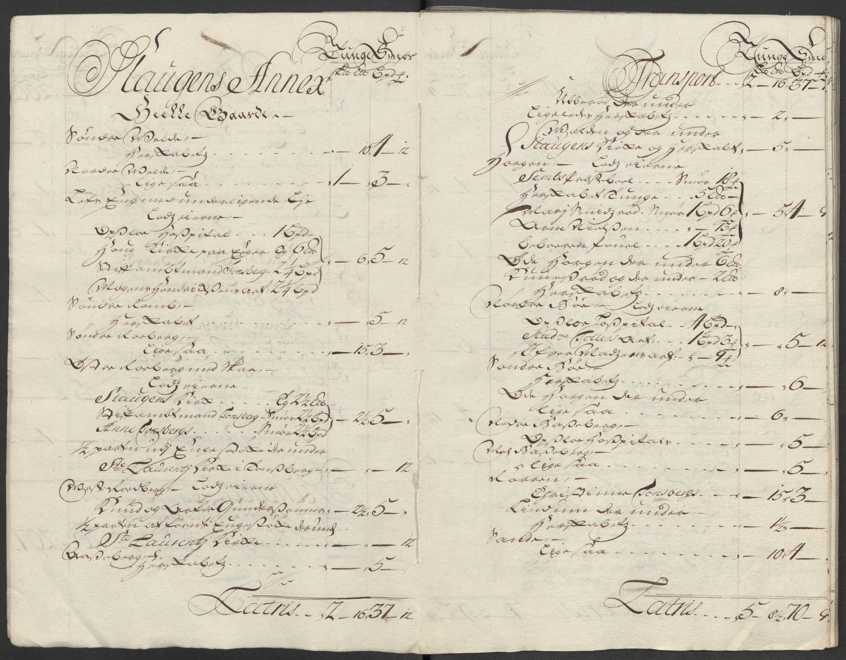 Rentekammeret inntil 1814, Reviderte regnskaper, Fogderegnskap, RA/EA-4092/R32/L1879: Fogderegnskap Jarlsberg grevskap, 1714-1715, s. 255