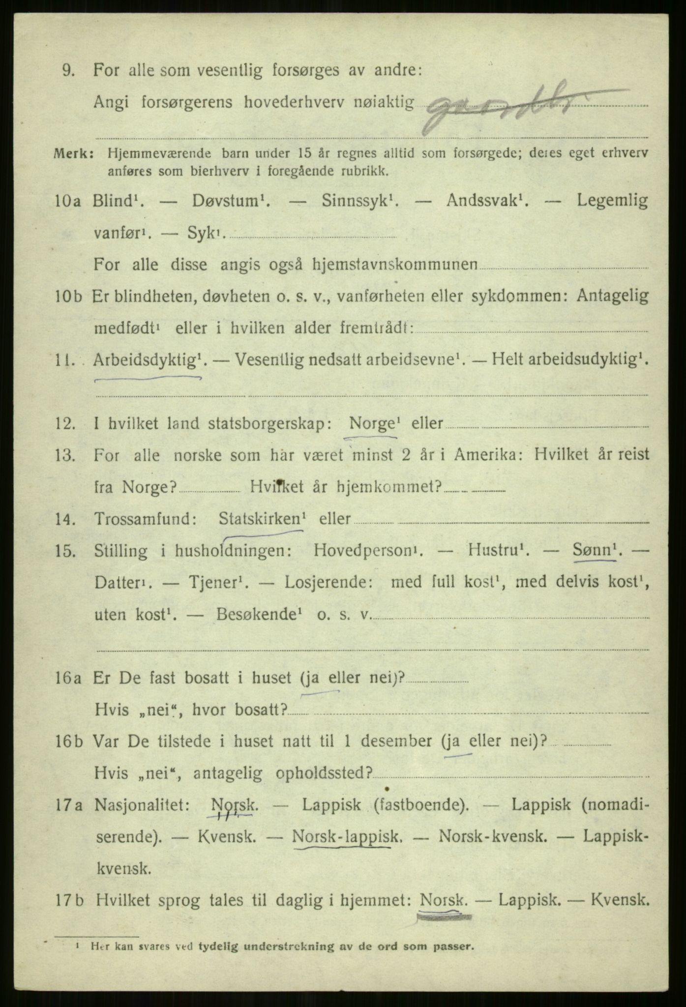 SATØ, Folketelling 1920 for 1934 Tromsøysund herred, 1920, s. 10923