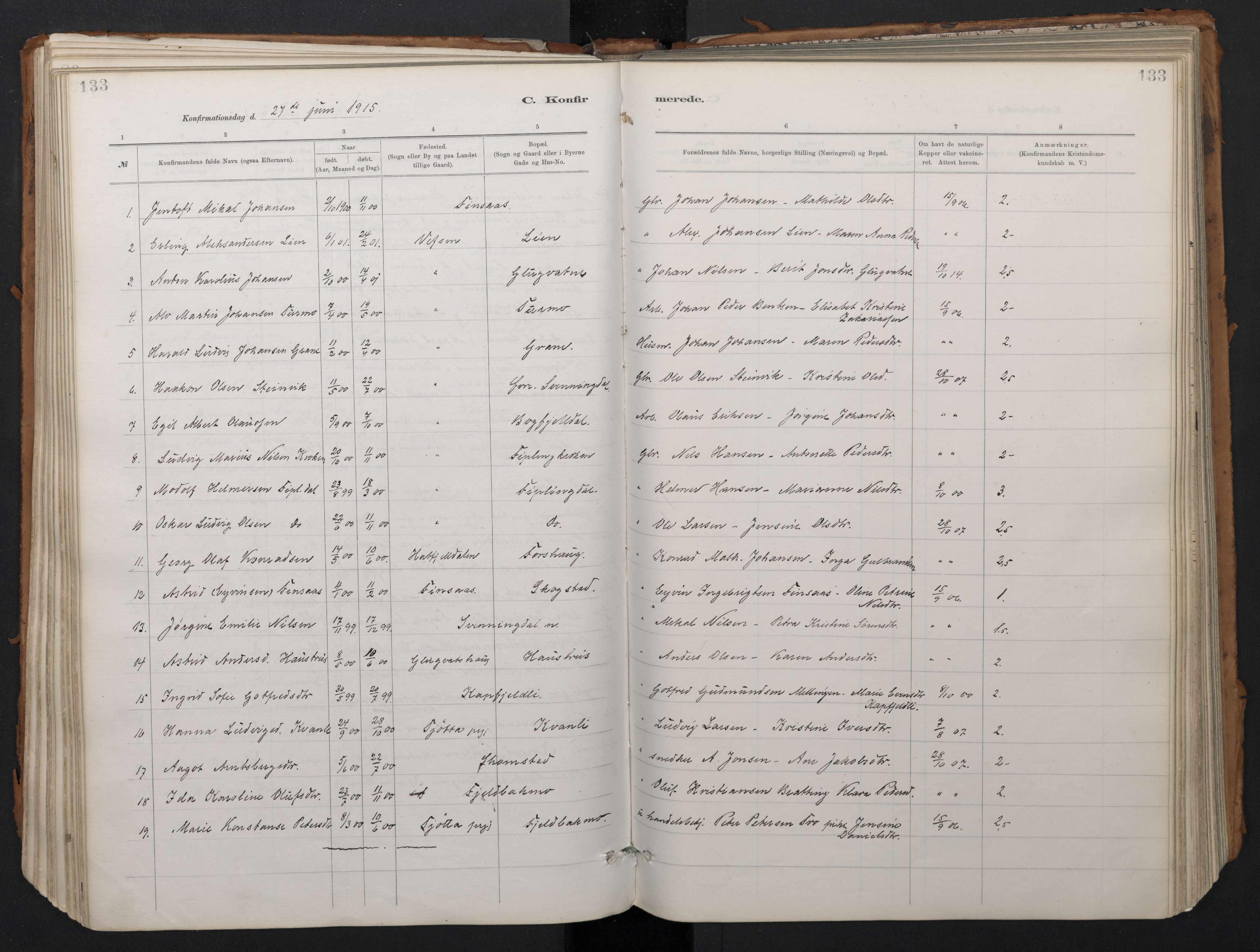 Ministerialprotokoller, klokkerbøker og fødselsregistre - Nordland, AV/SAT-A-1459/824/L0338: Ministerialbok nr. 824A01, 1880-1915, s. 133