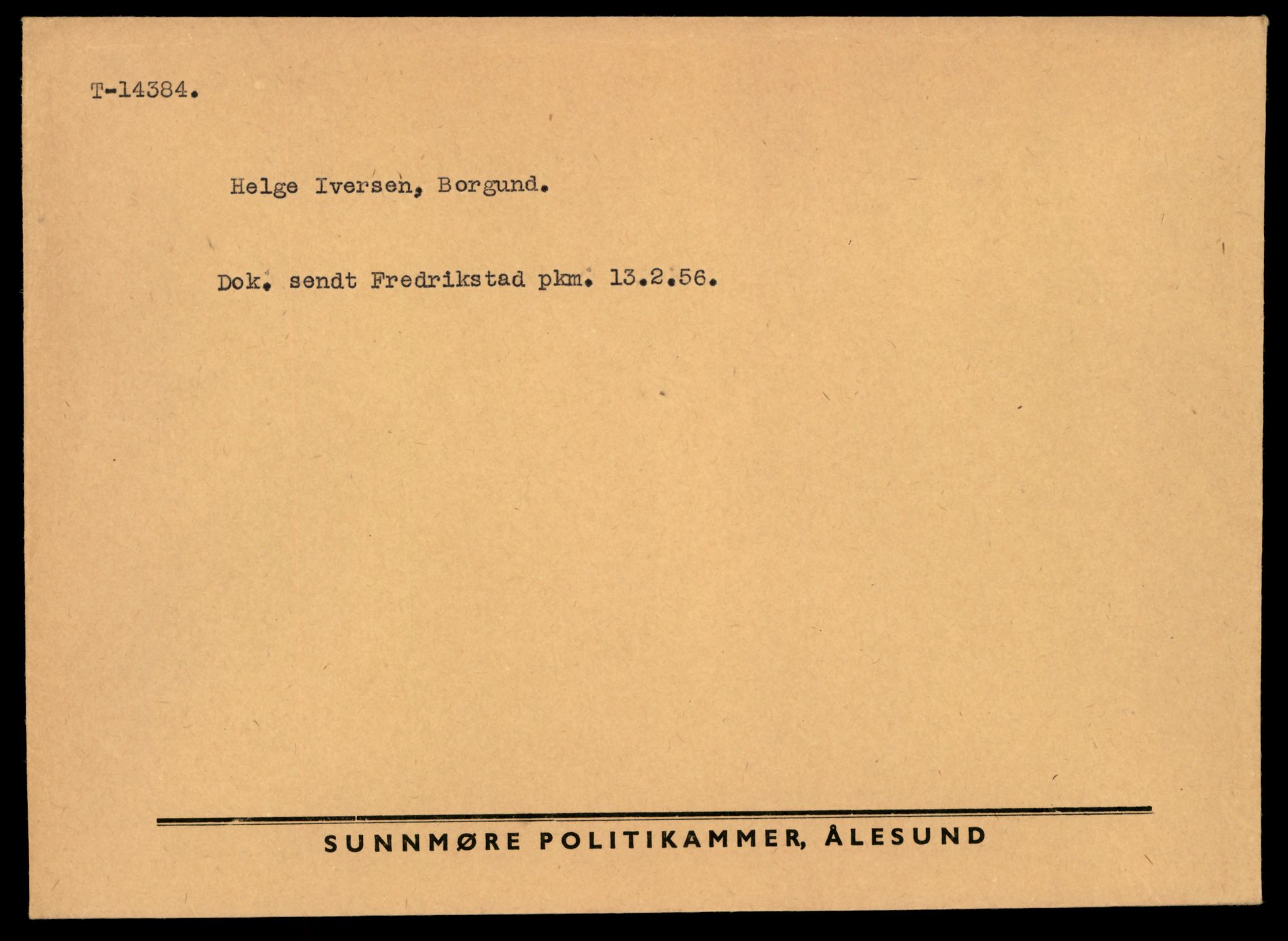 Møre og Romsdal vegkontor - Ålesund trafikkstasjon, AV/SAT-A-4099/F/Fe/L0045: Registreringskort for kjøretøy T 14320 - T 14444, 1927-1998, s. 1655