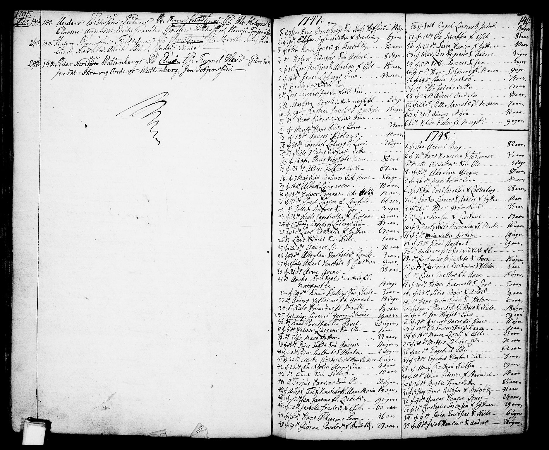 Gjerpen kirkebøker, AV/SAKO-A-265/F/Fa/L0002: Ministerialbok nr. I 2, 1747-1795, s. 140