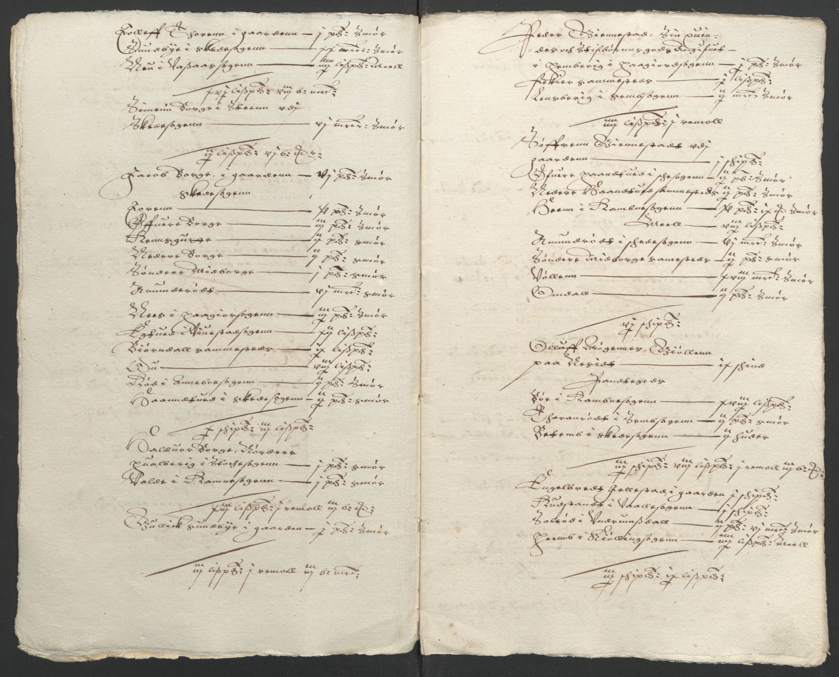 Stattholderembetet 1572-1771, AV/RA-EA-2870/Ek/L0009/0001: Jordebøker til utlikning av rosstjeneste 1624-1626: / Odelsjordebøker for noen vikværske len, 1624-1626, s. 179