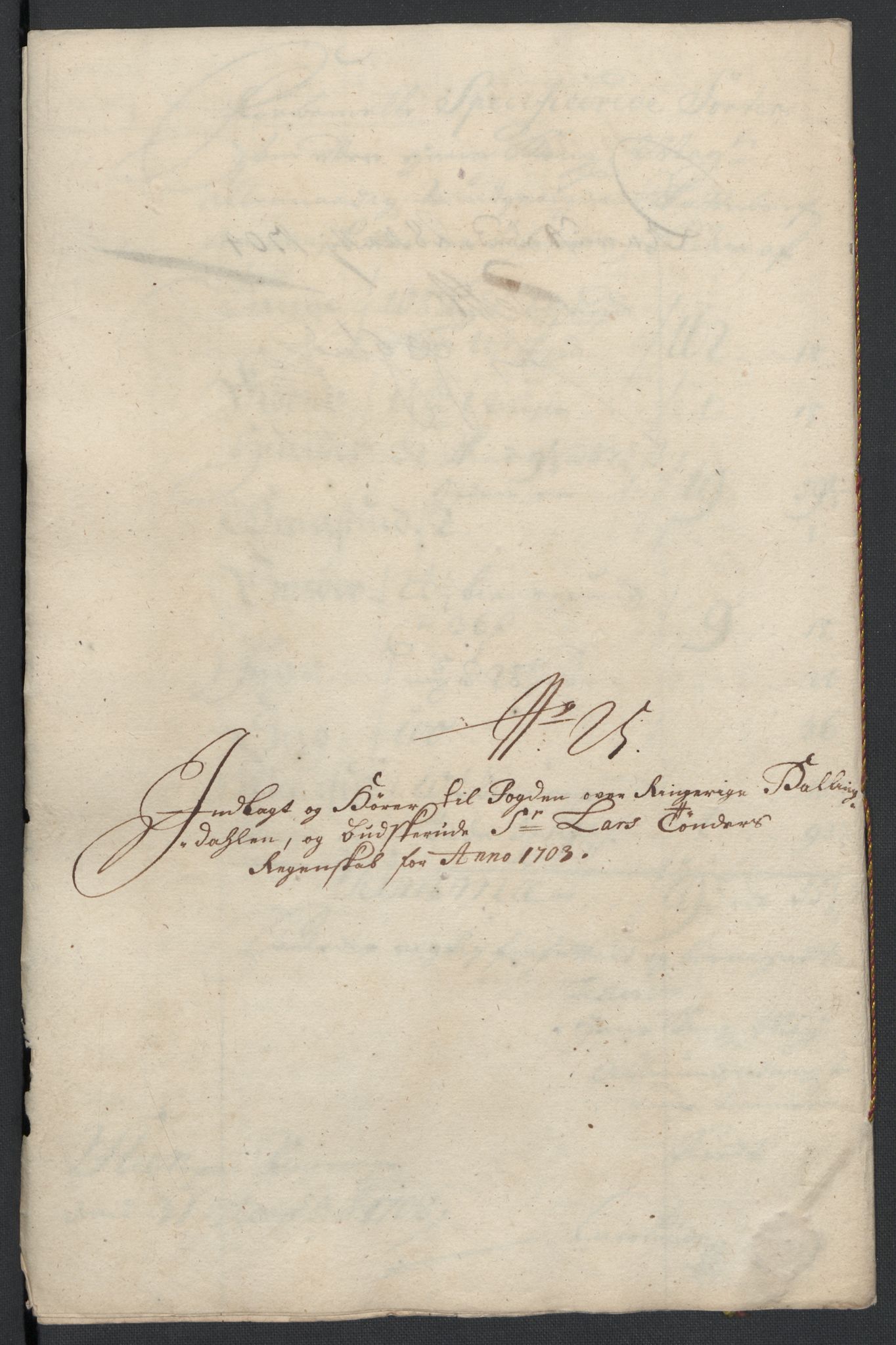 Rentekammeret inntil 1814, Reviderte regnskaper, Fogderegnskap, AV/RA-EA-4092/R22/L1461: Fogderegnskap Ringerike, Hallingdal og Buskerud, 1703, s. 258