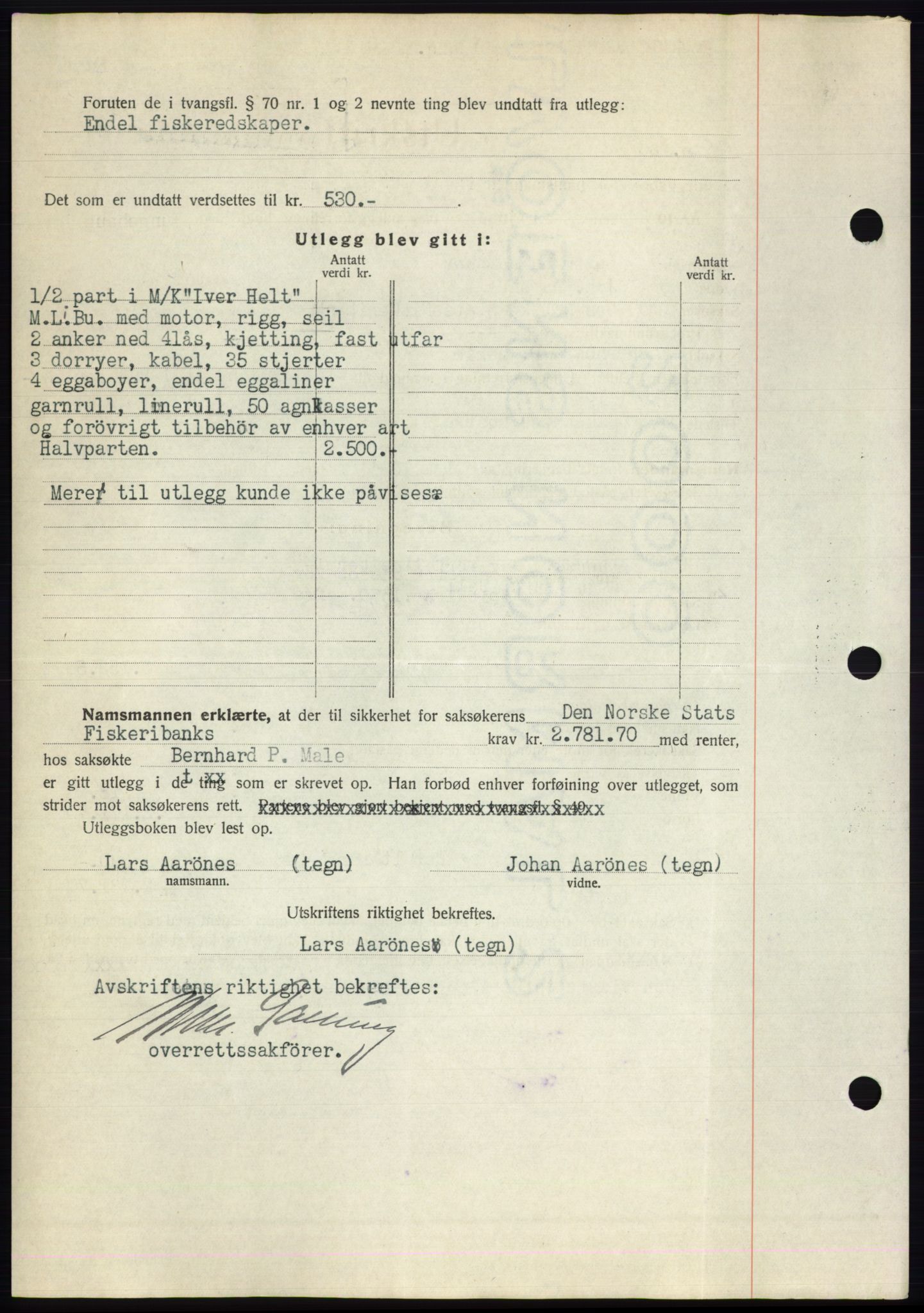 Romsdal sorenskriveri, AV/SAT-A-4149/1/2/2C/L0065: Pantebok nr. 59, 1934-1934, Tingl.dato: 01.08.1934