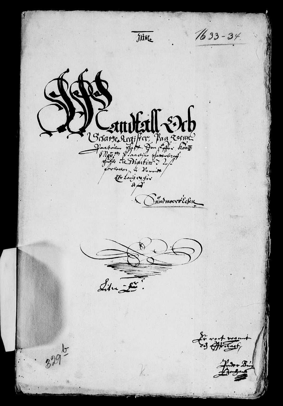 Rentekammeret inntil 1814, Reviderte regnskaper, Lensregnskaper, RA/EA-5023/R/Rb/Rbt/L0065: Bergenhus len, 1633-1634