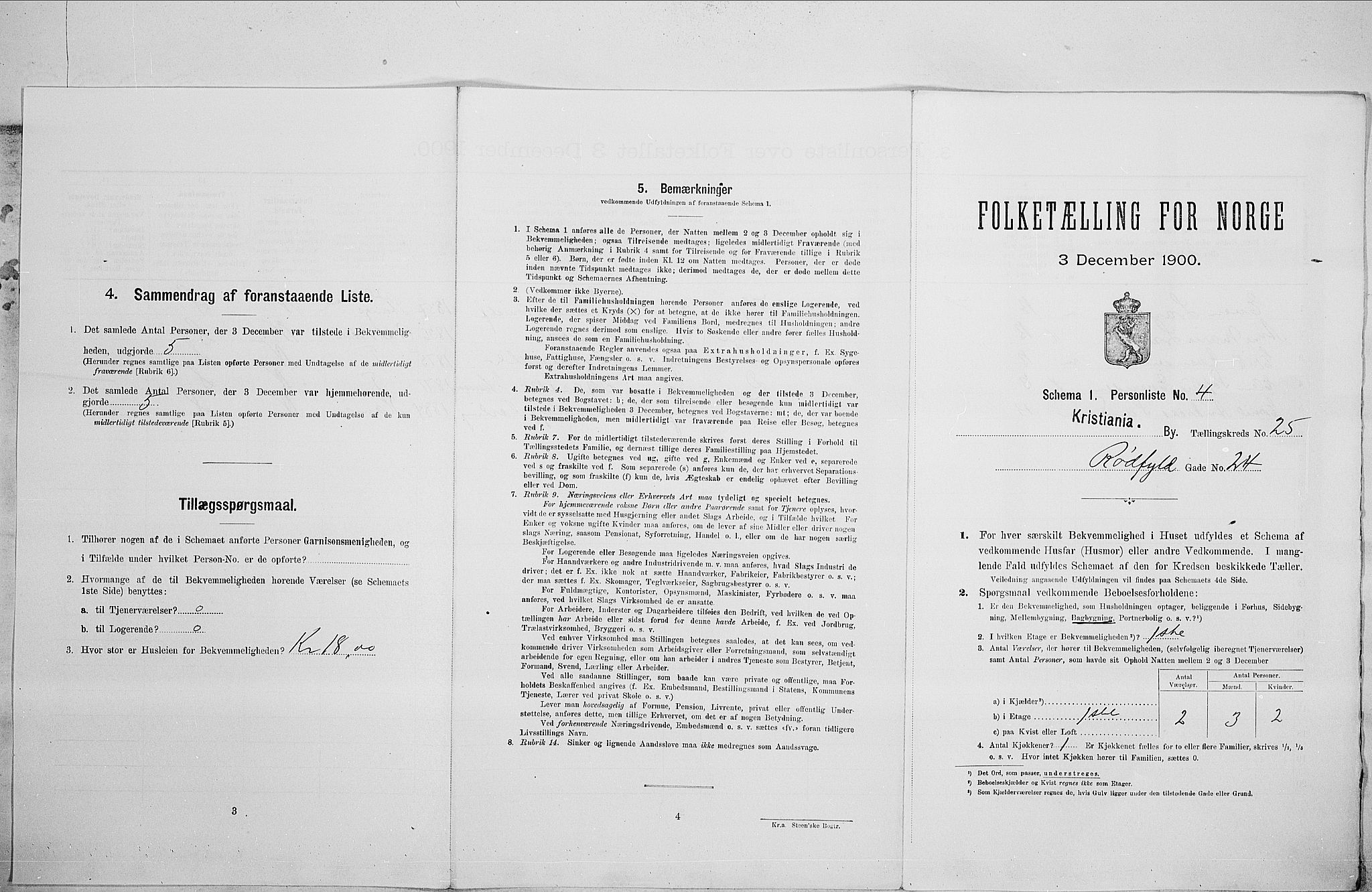 SAO, Folketelling 1900 for 0301 Kristiania kjøpstad, 1900, s. 77569