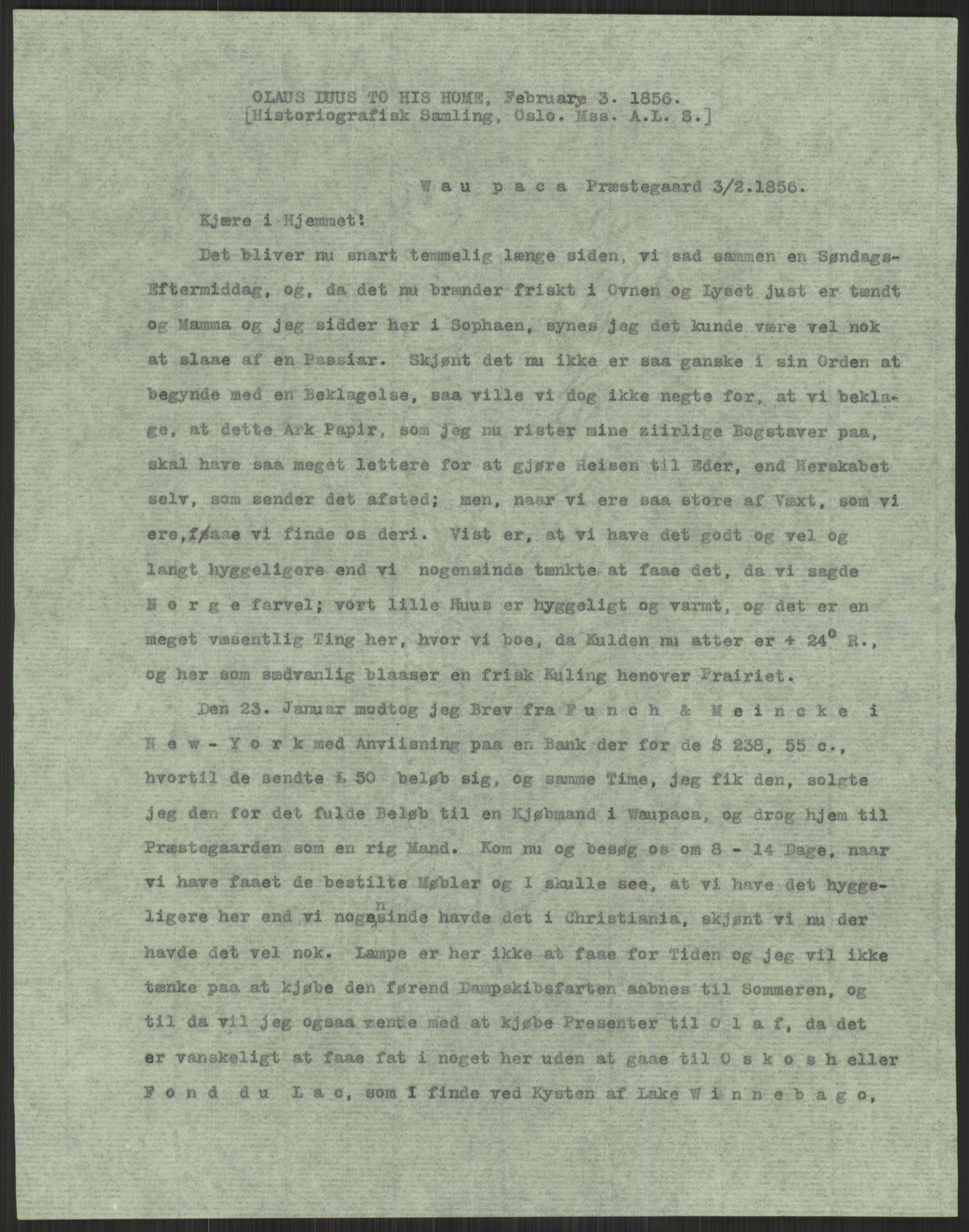 Samlinger til kildeutgivelse, Amerikabrevene, RA/EA-4057/F/L0022: Innlån fra Vestfold. Innlån fra Telemark: Bratås - Duus, 1838-1914, s. 263